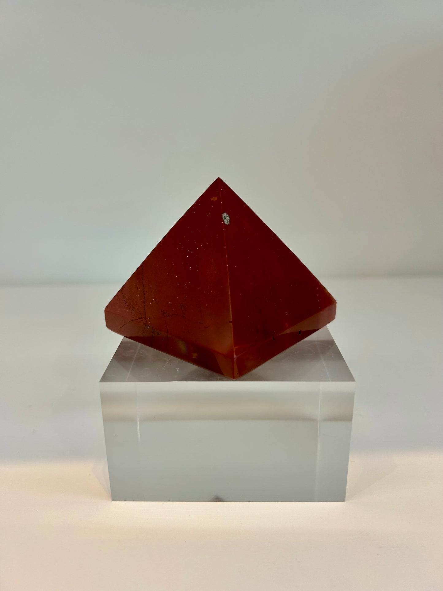 Brazilian Red Jasper Pyramid- RJP 5