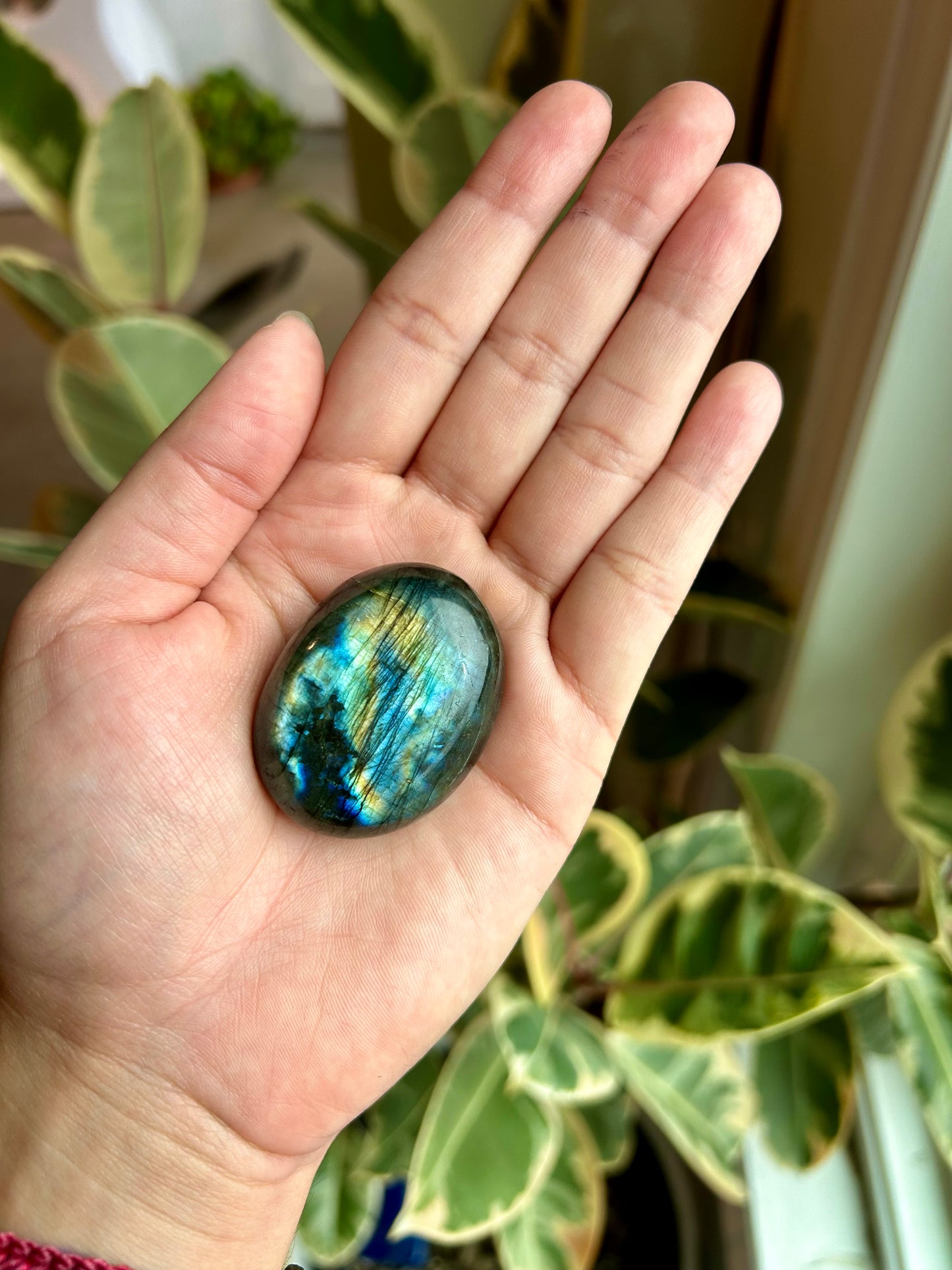 Labradorite Palm Stone
