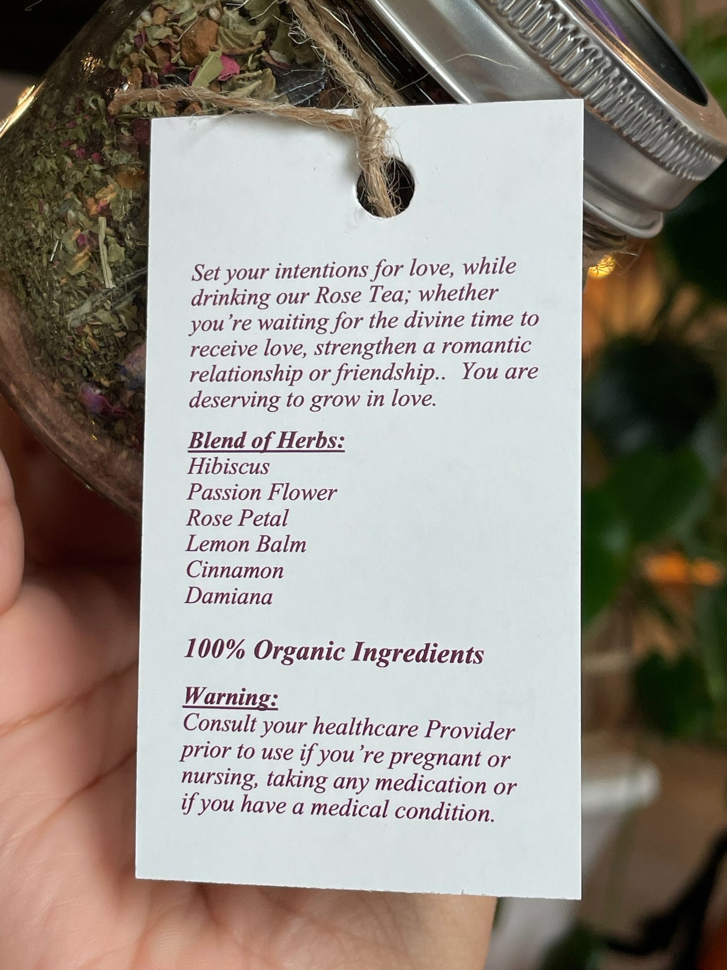 Rose Tea by Kosmic Tea