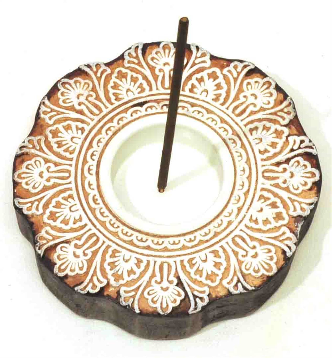 Printing Block Incense Burner Round