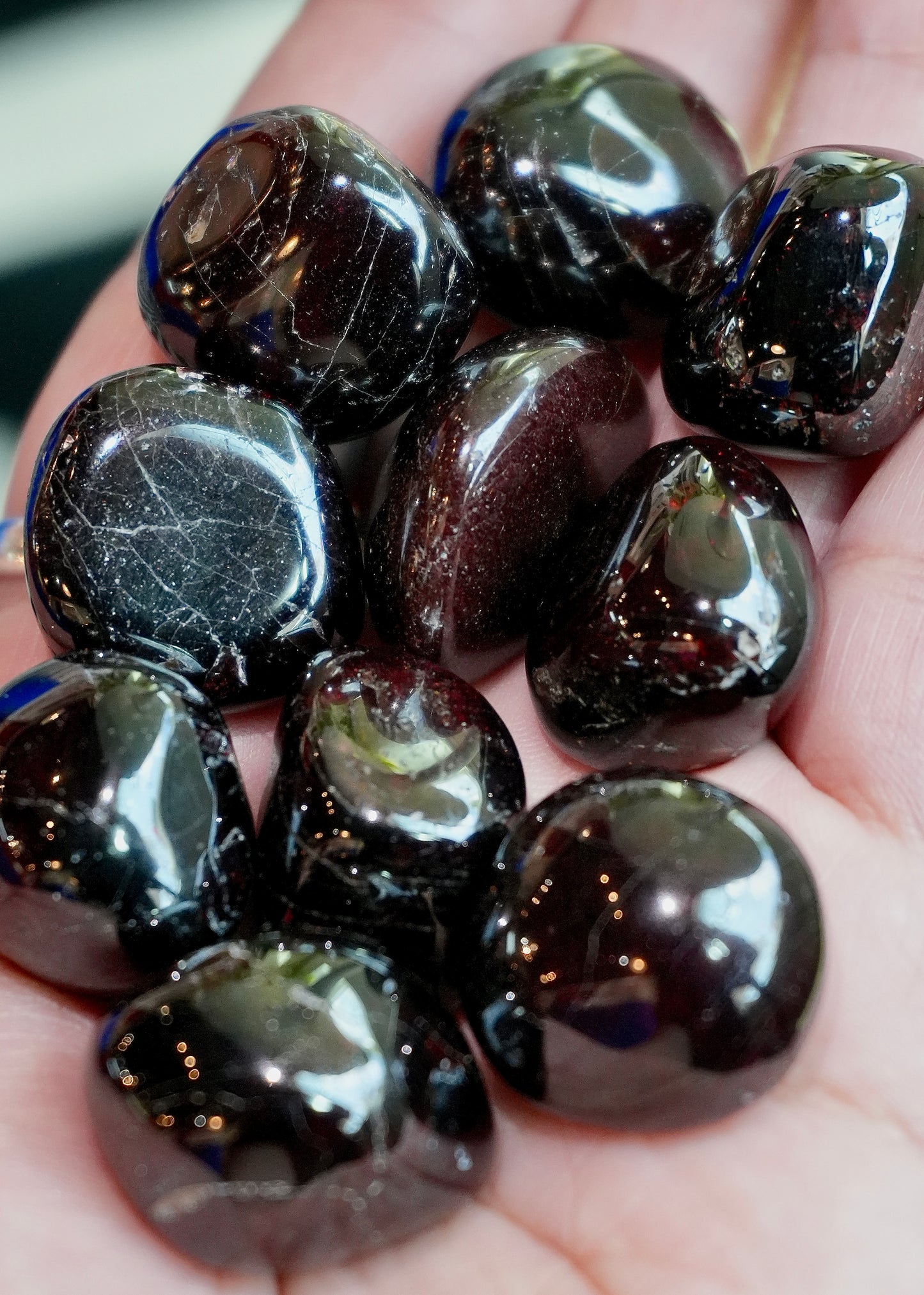 High Grade AA African Garnet Tumbled