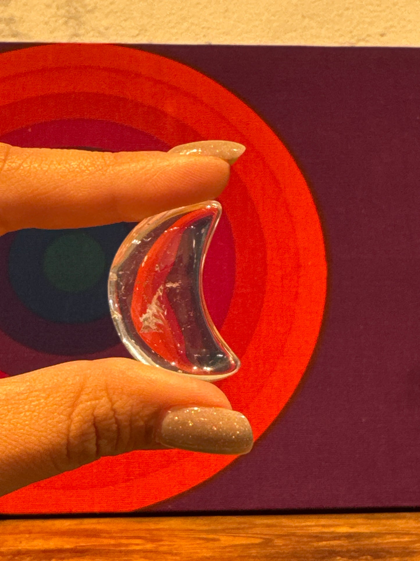 Crescent Clear Quartz Moons