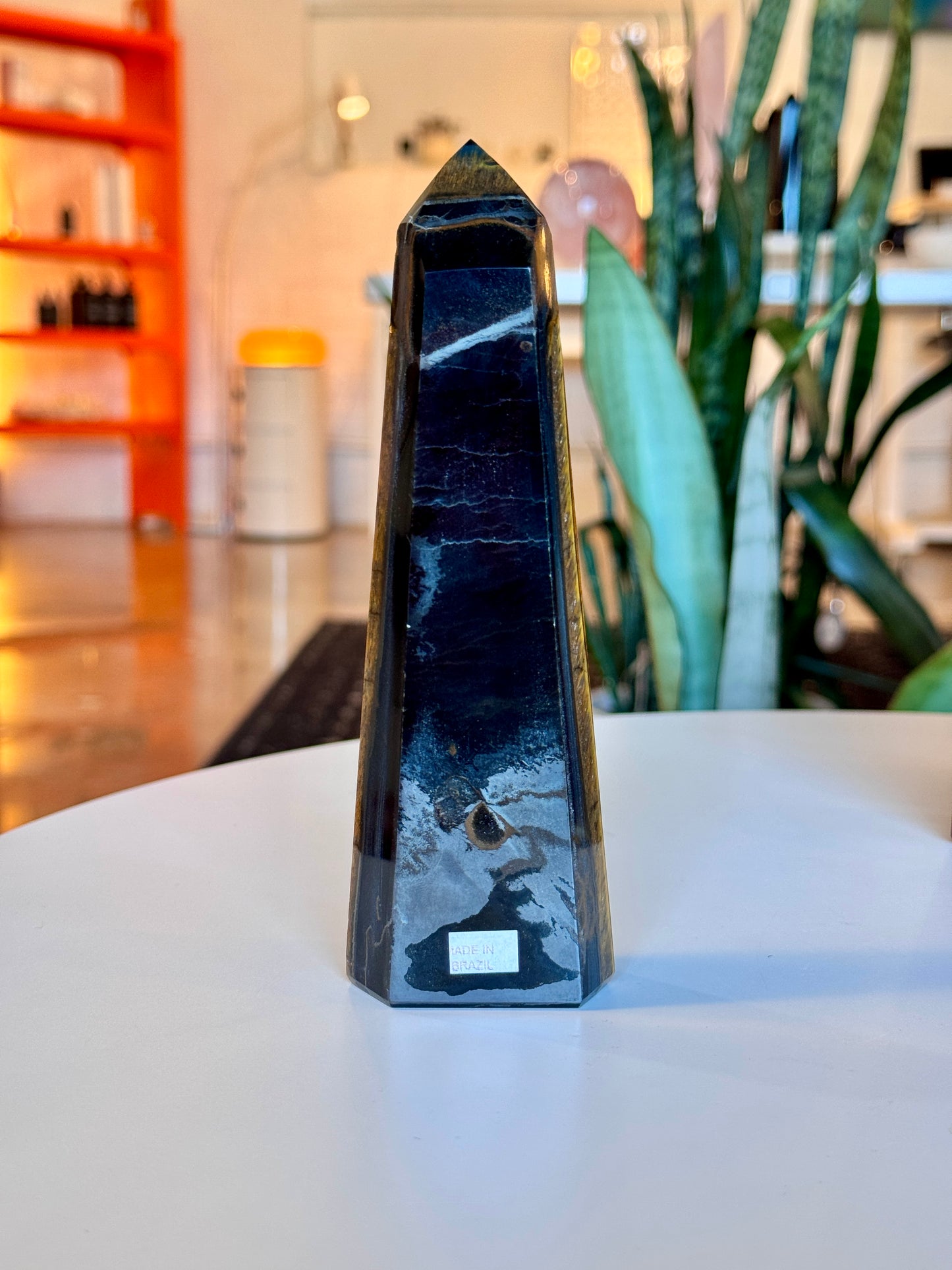 Blue Tigers Eye Tower