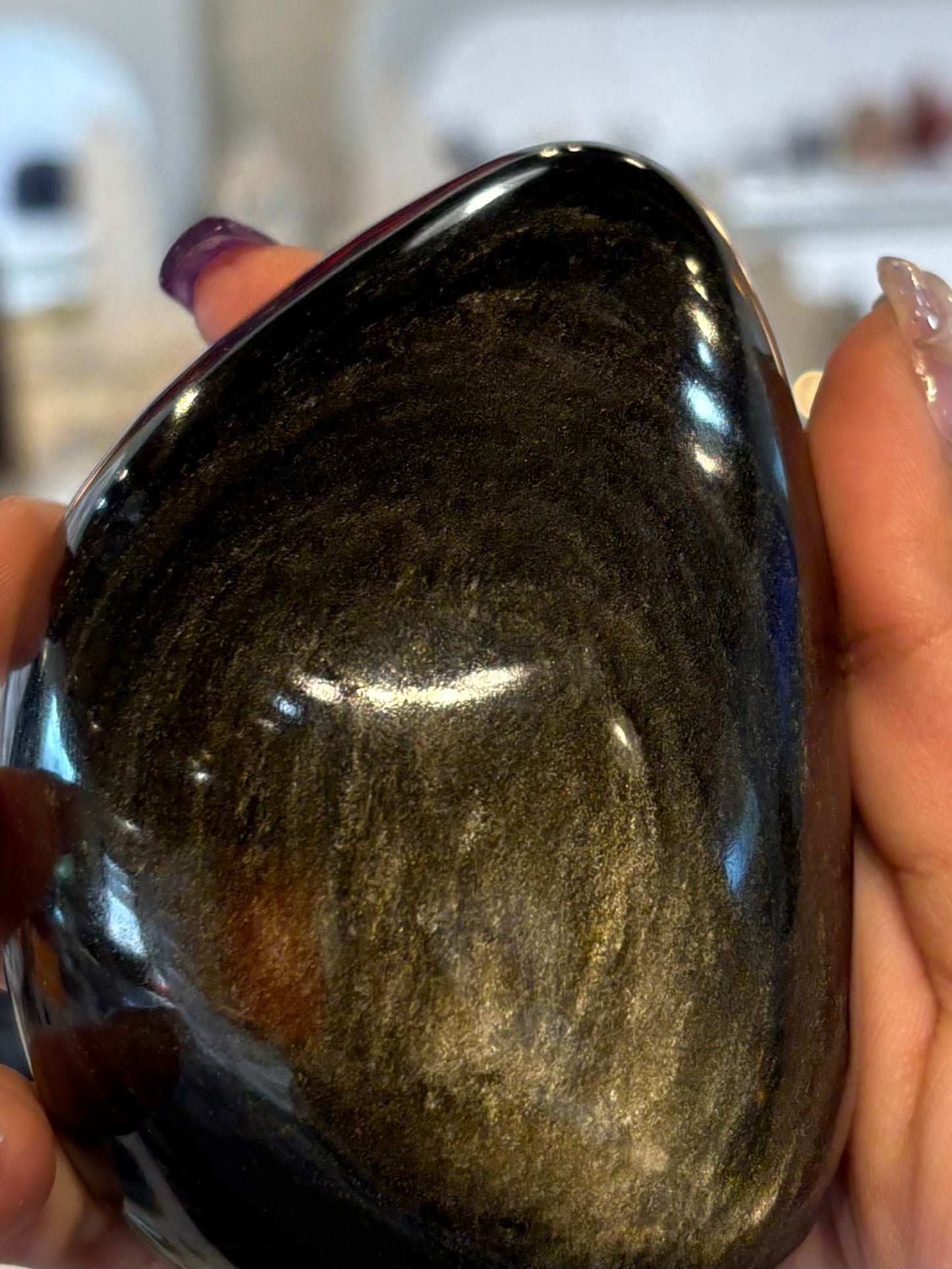 Golden Sheen Obsidian Freeform : A10