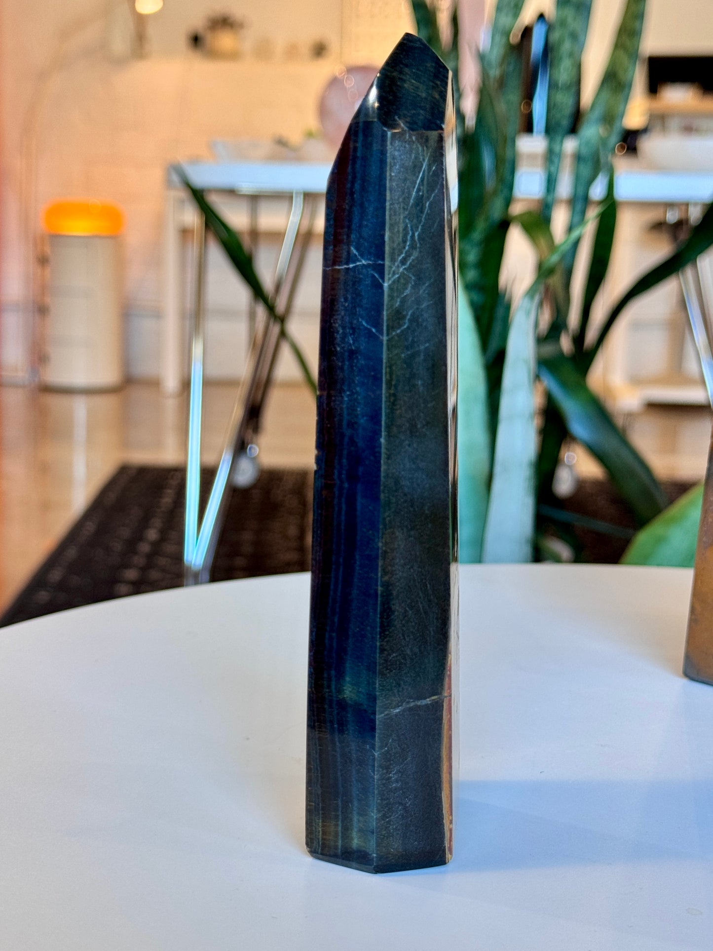 Blue Tigers Eye Tower