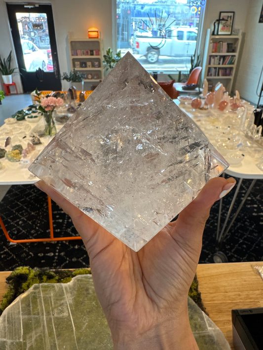 AA Clear Quartz Pyramid