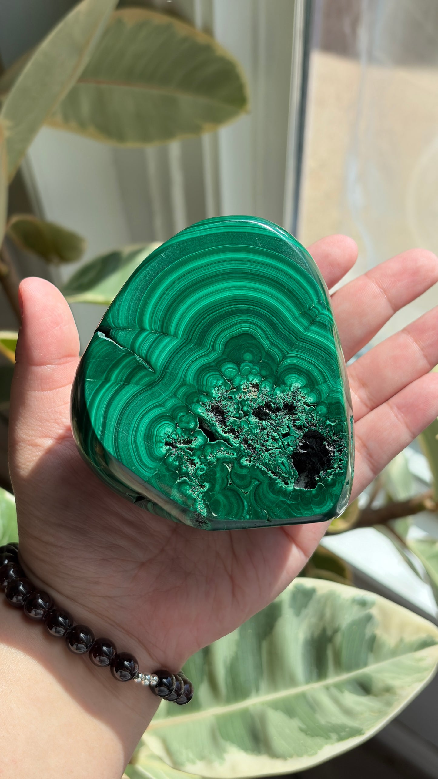 High Grade Polished Malachite Freeform