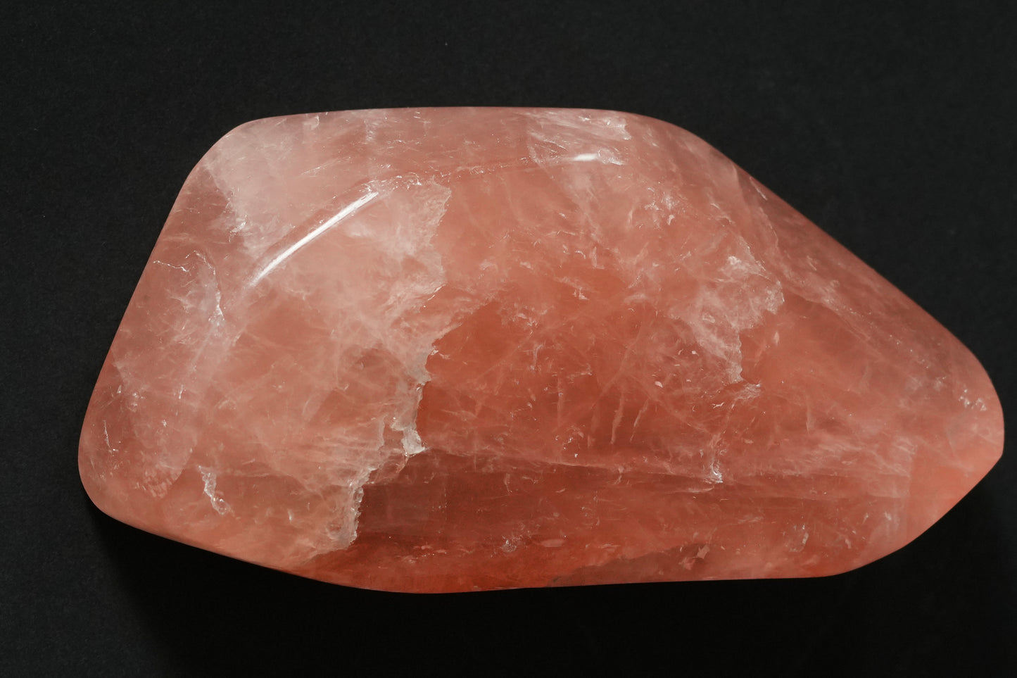 High Grade Rose Quartz Polished Freeform