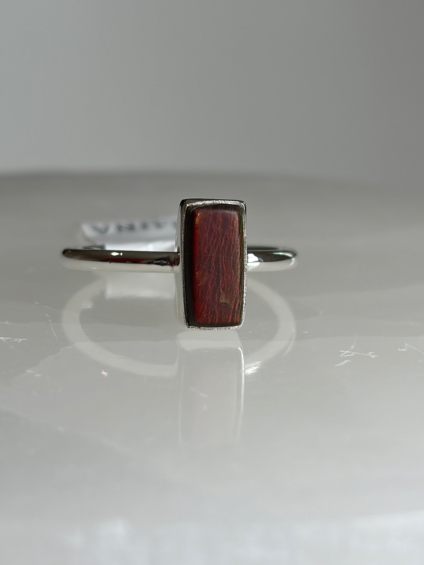 Ammolite Ring Size 8