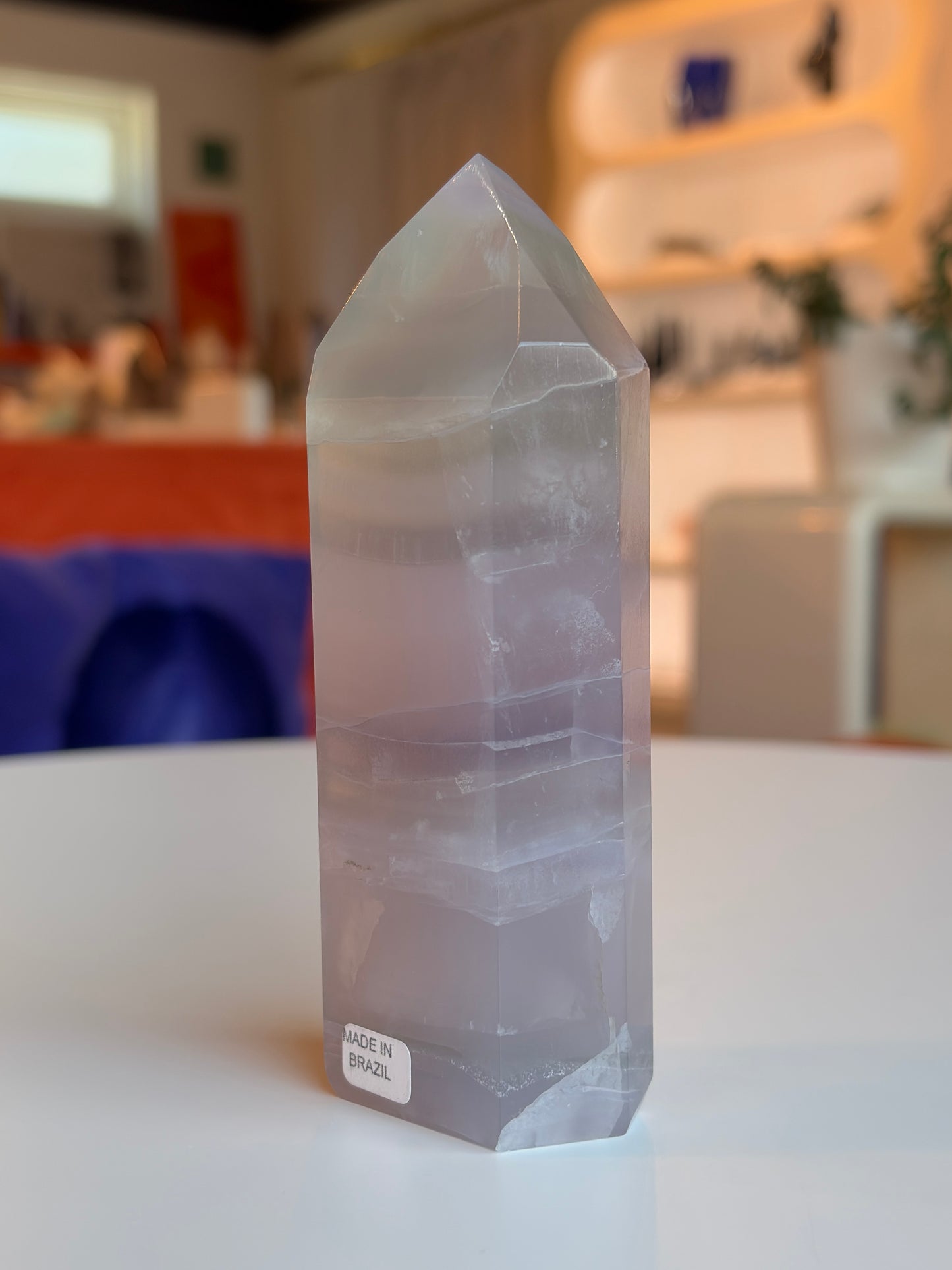 Lavender Rainbow Fluorite Tower LF09