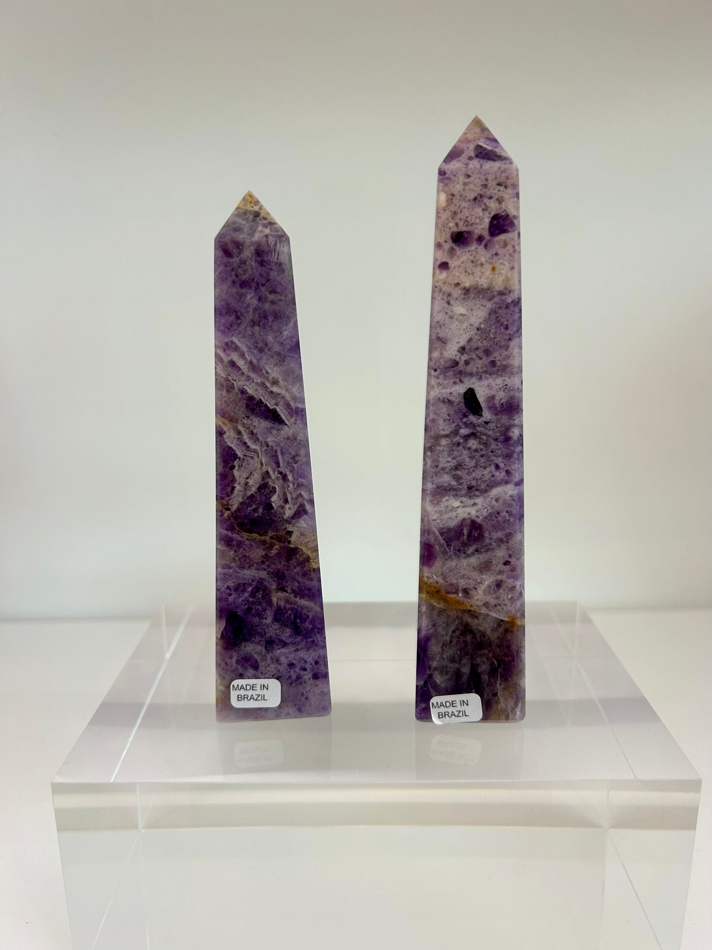 Brazilian Chevron Amethyst Tower -CAT 6