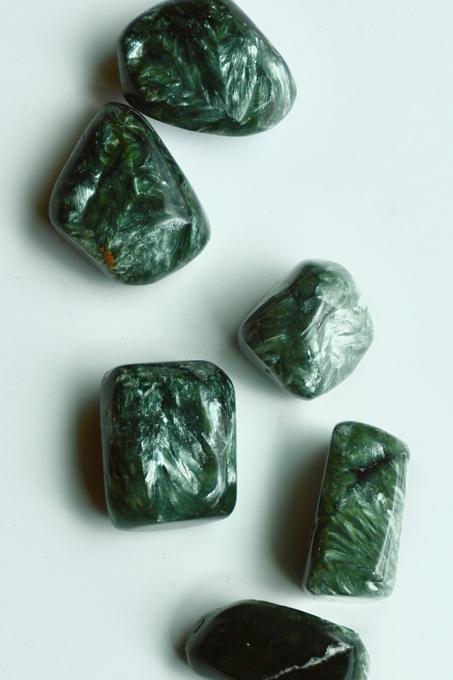 High Grade Seraphinite Tumbled