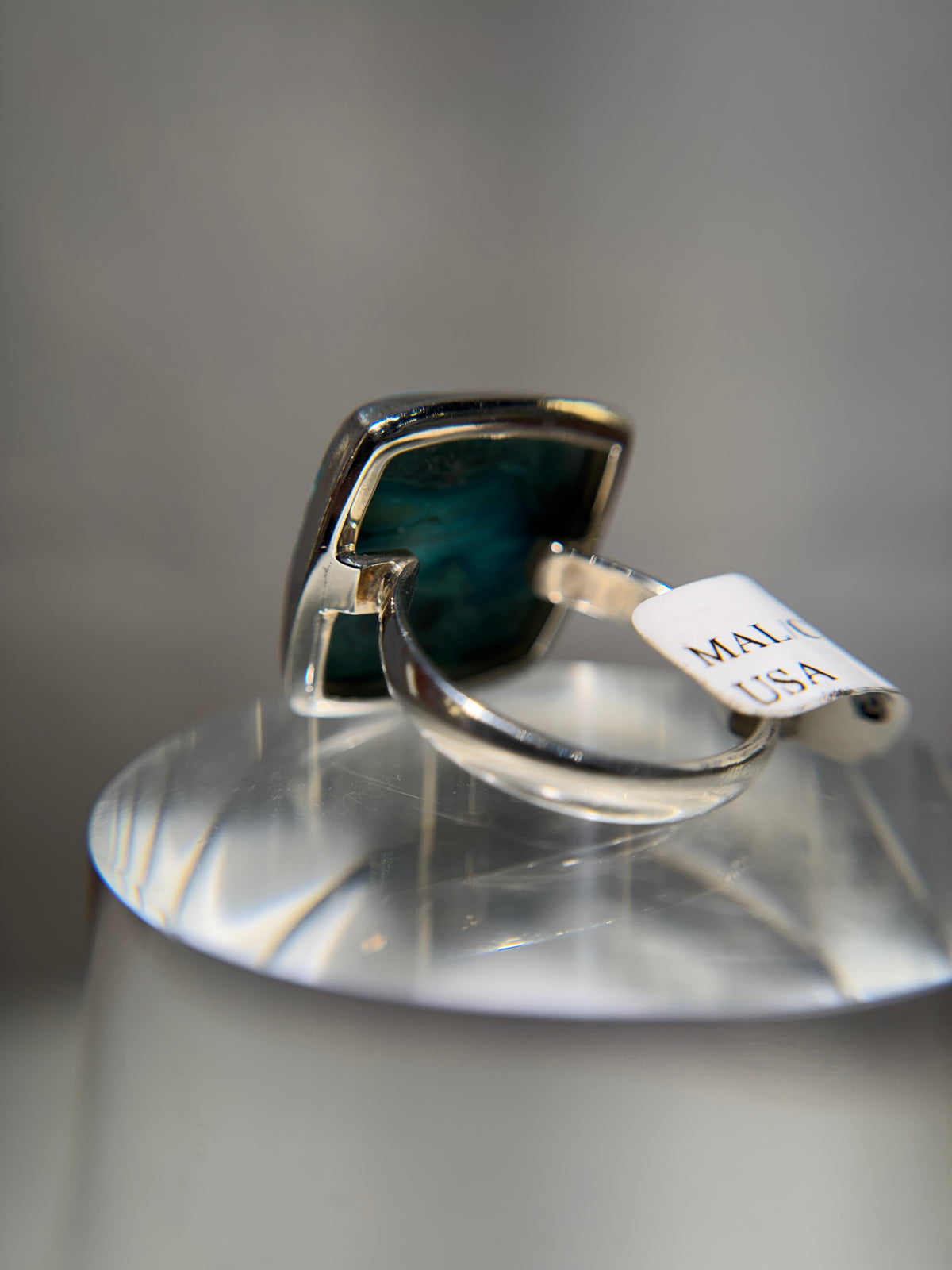 Malachite & Chrysocolla Ring Size 12