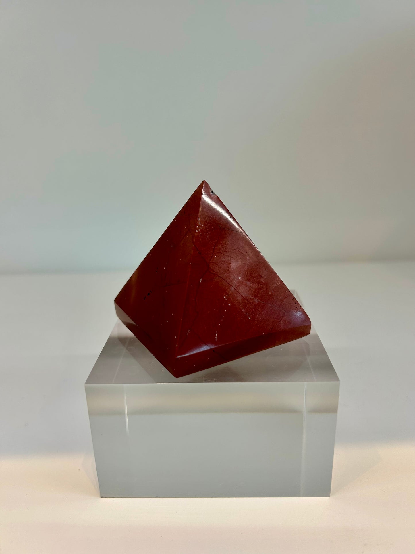 Brazilian Red Jasper Pyramid- RJP 6