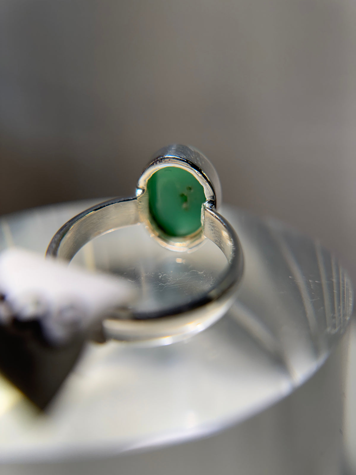 Chrysoprase Ring Size 6