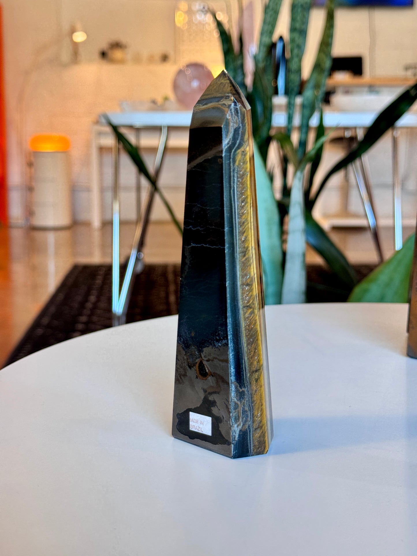 Blue Tigers Eye Tower