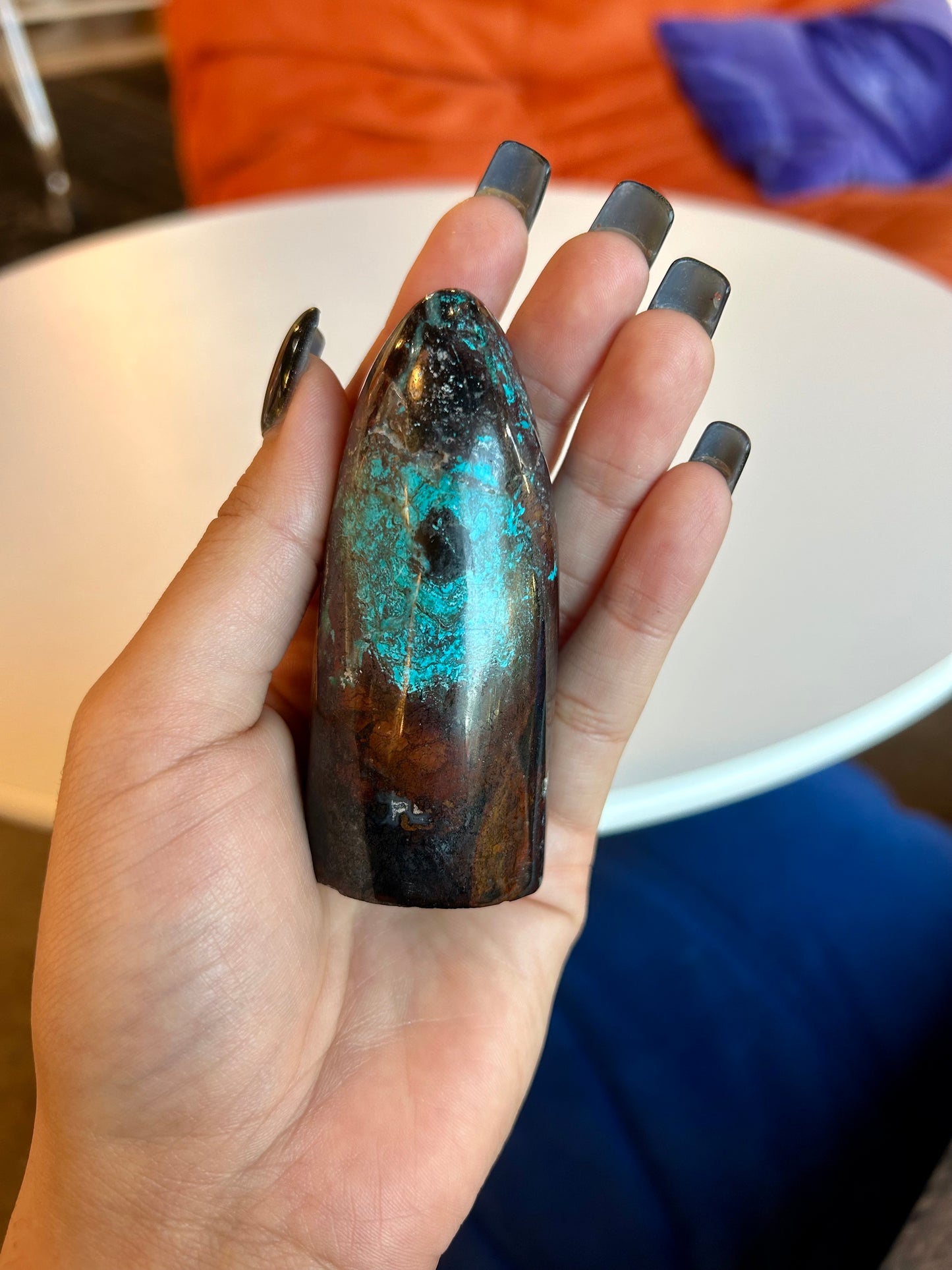 Peruvian Chrysocolla Freeform