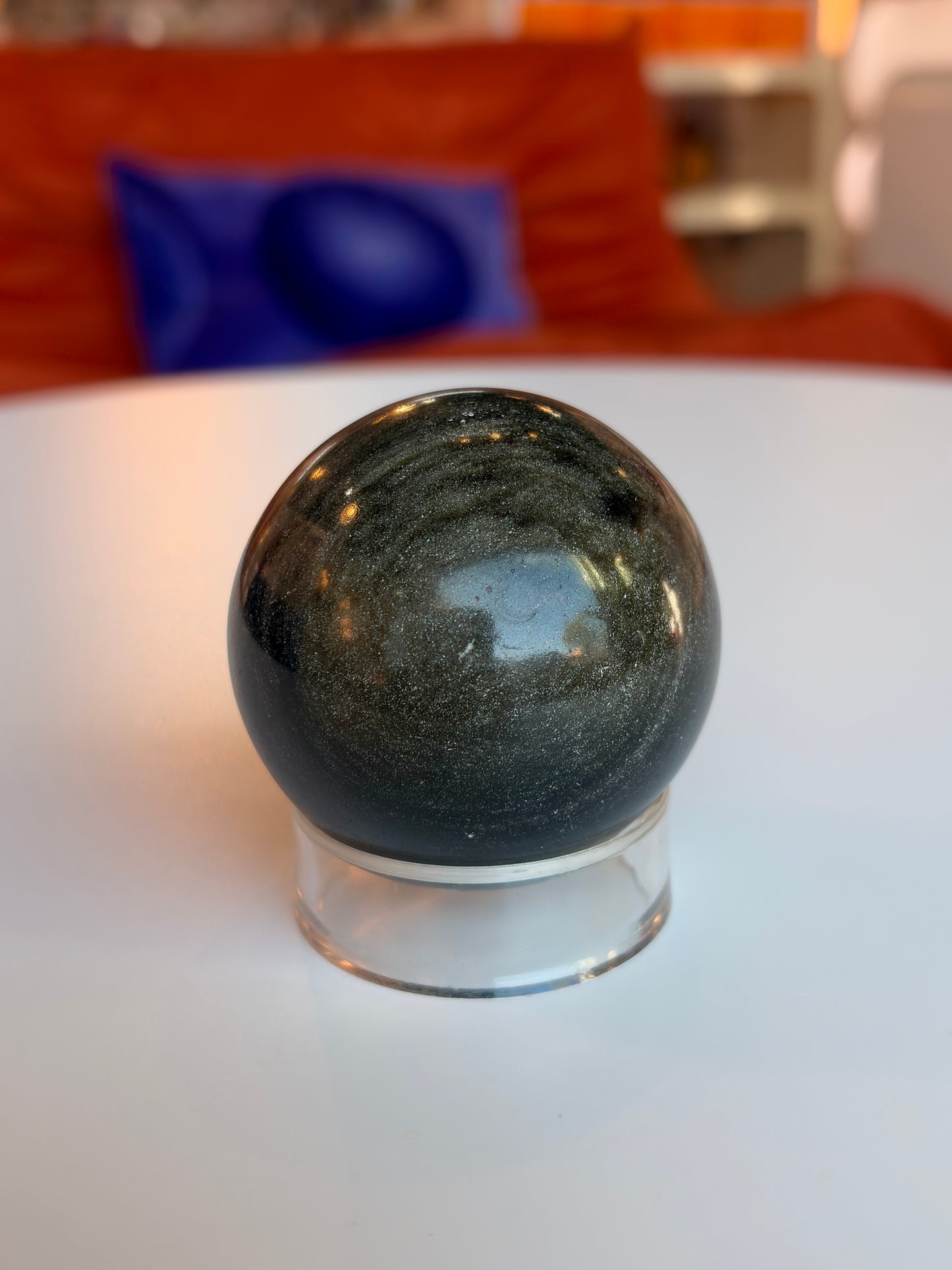Gold Sheen Obsidian Sphere GS4