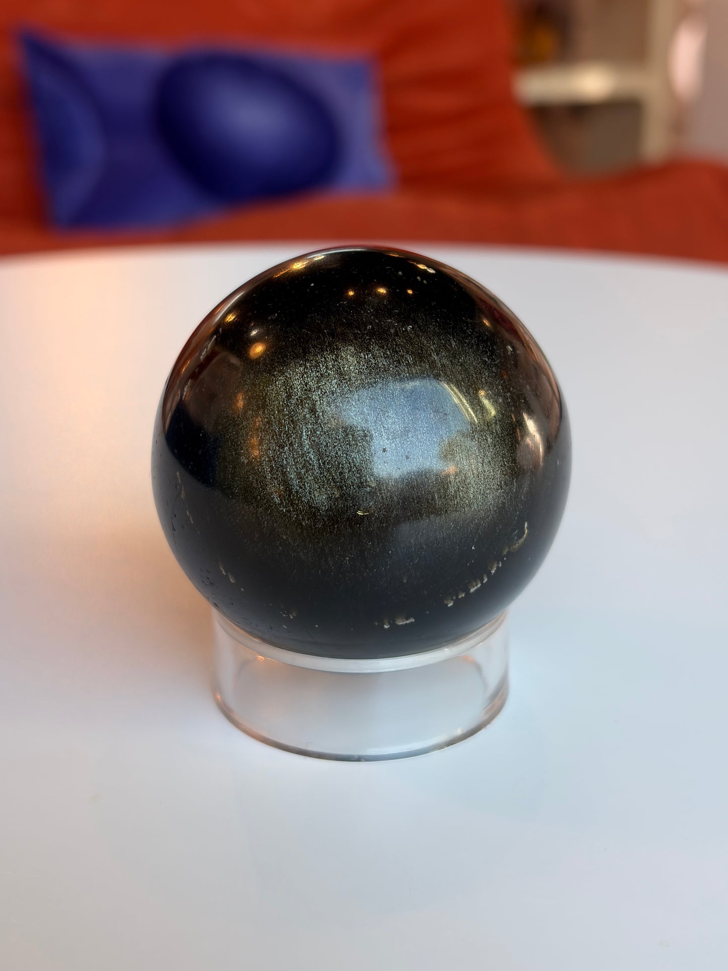 Gold Sheen Obsidian Sphere GS3