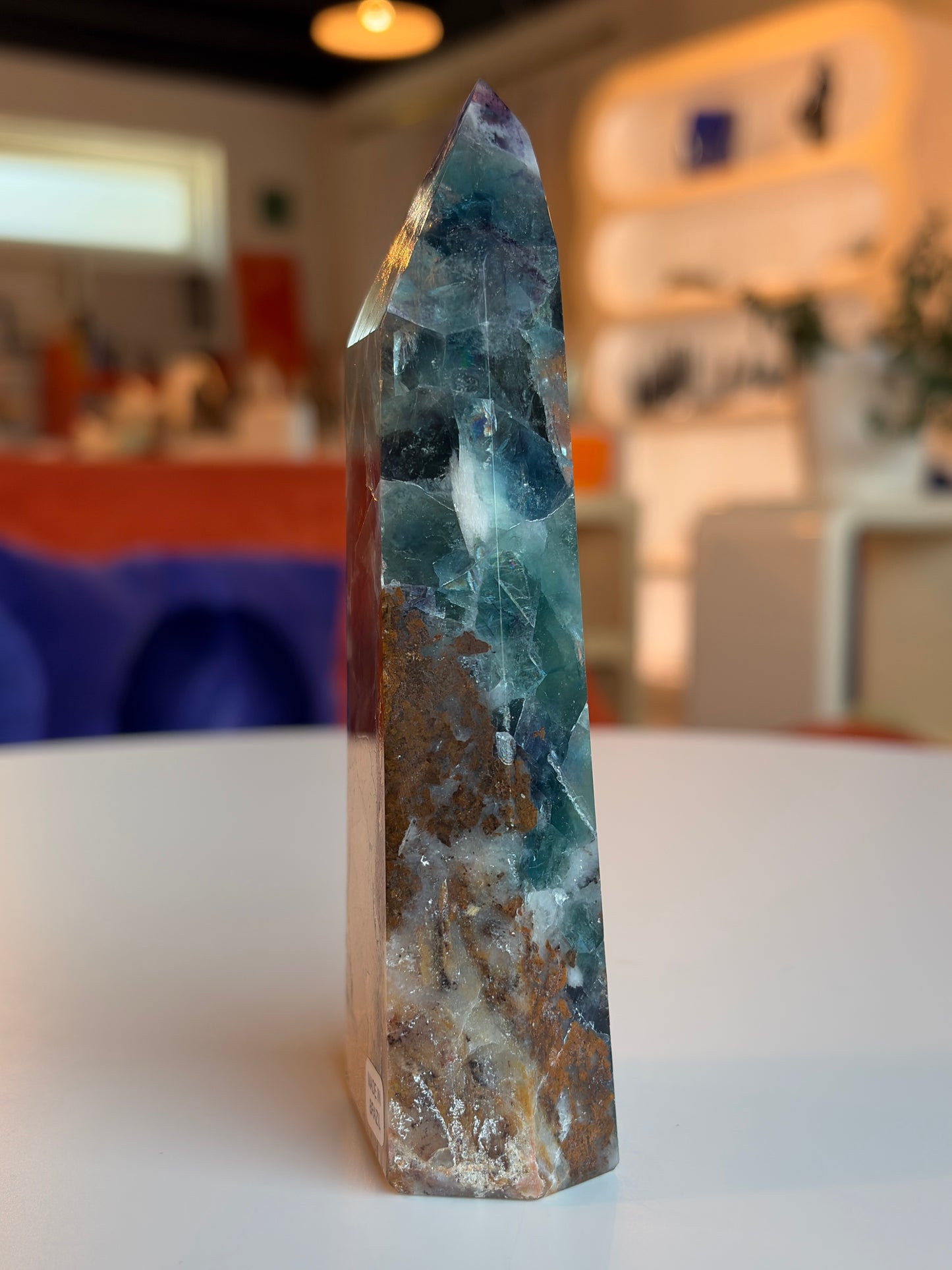 Rainbow Fluorite Tower RF06