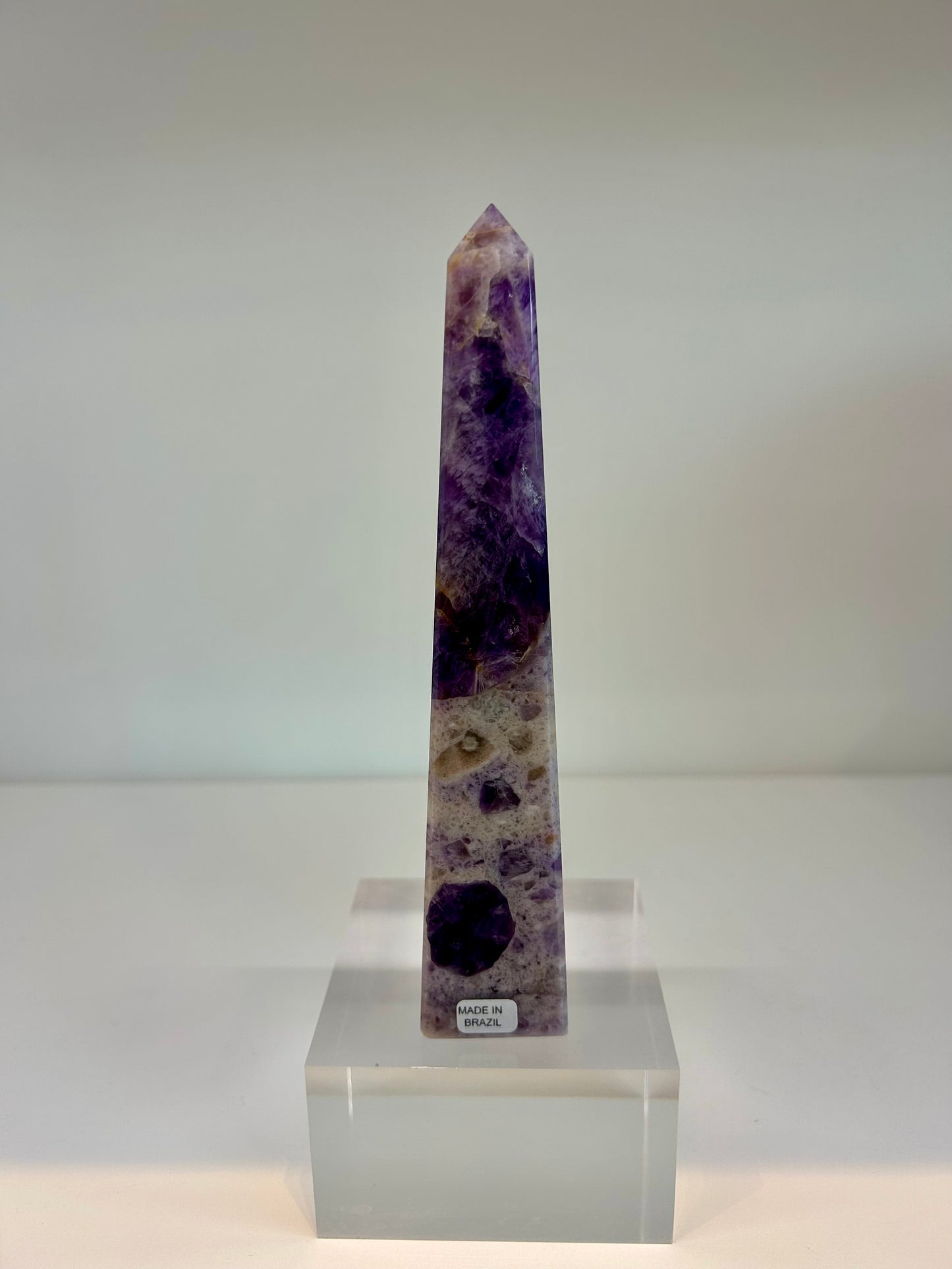 Brazilian Chevron Amethyst Tower -CAT 12