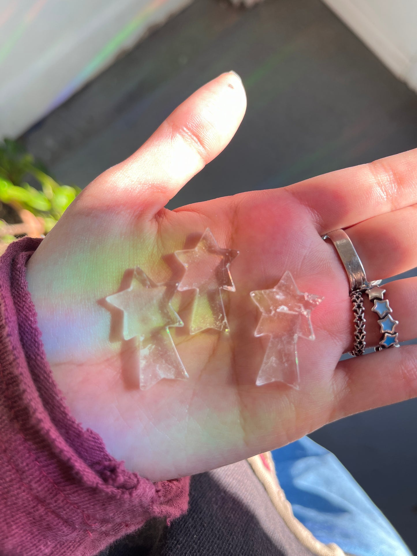 Clear Quartz Shooting Star