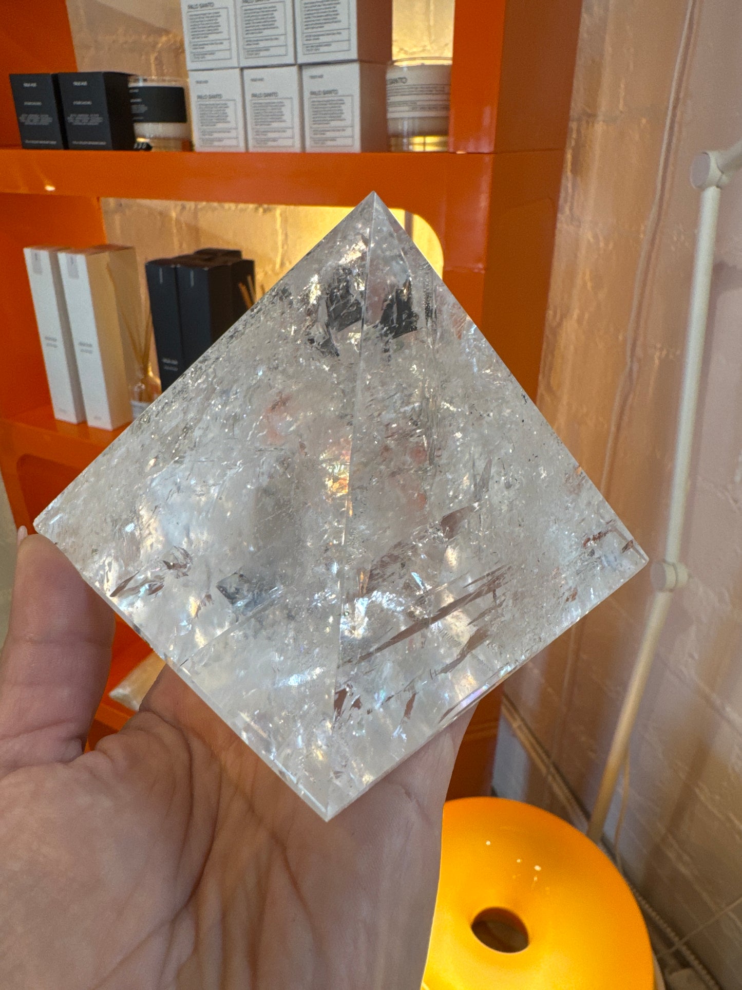 AA Clear Quartz Pyramid