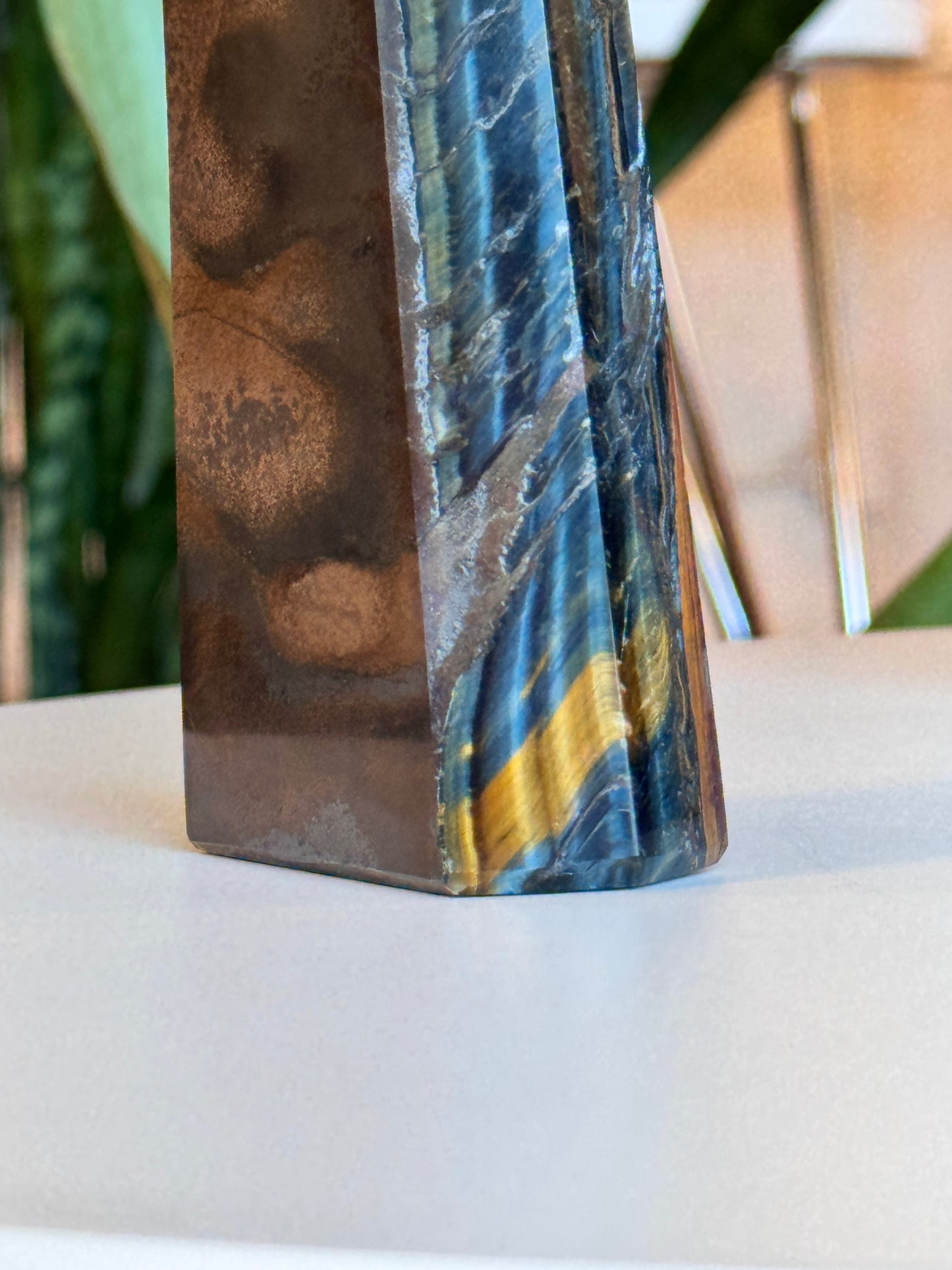 Blue Tigers Eye Tower