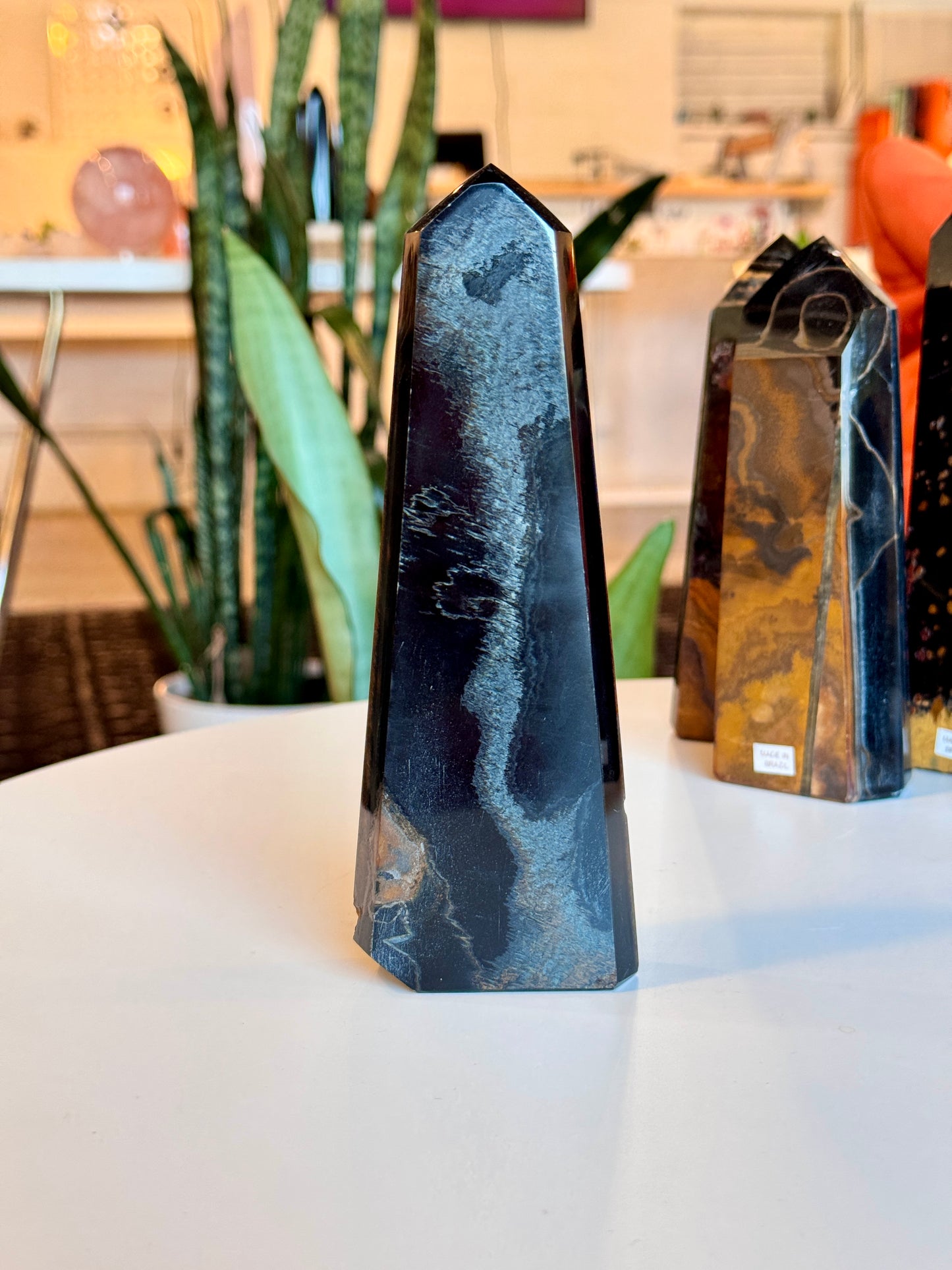 Blue Tigers Eye Tower