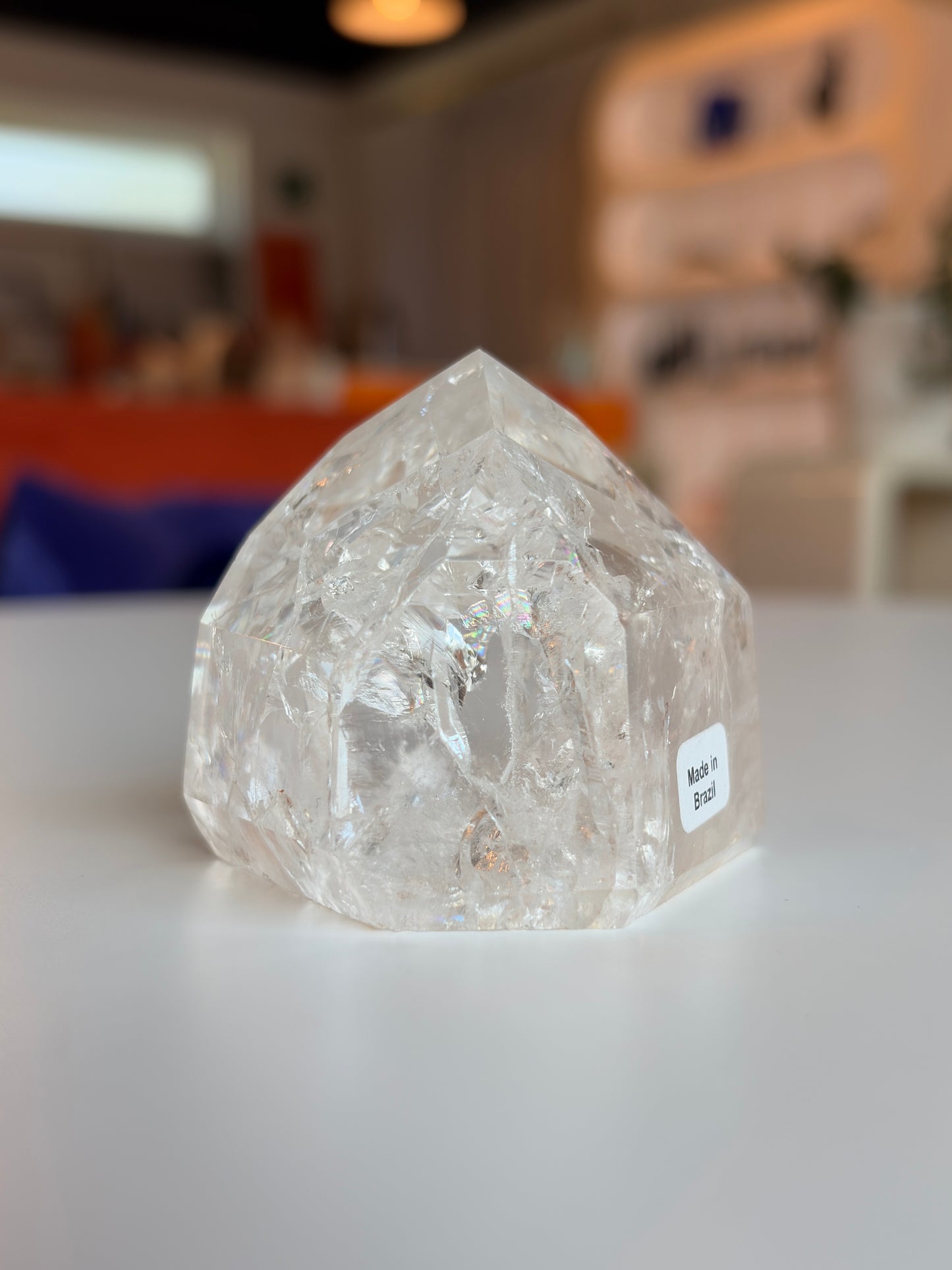 Brazilian Crackle Quartz Tower CQ10