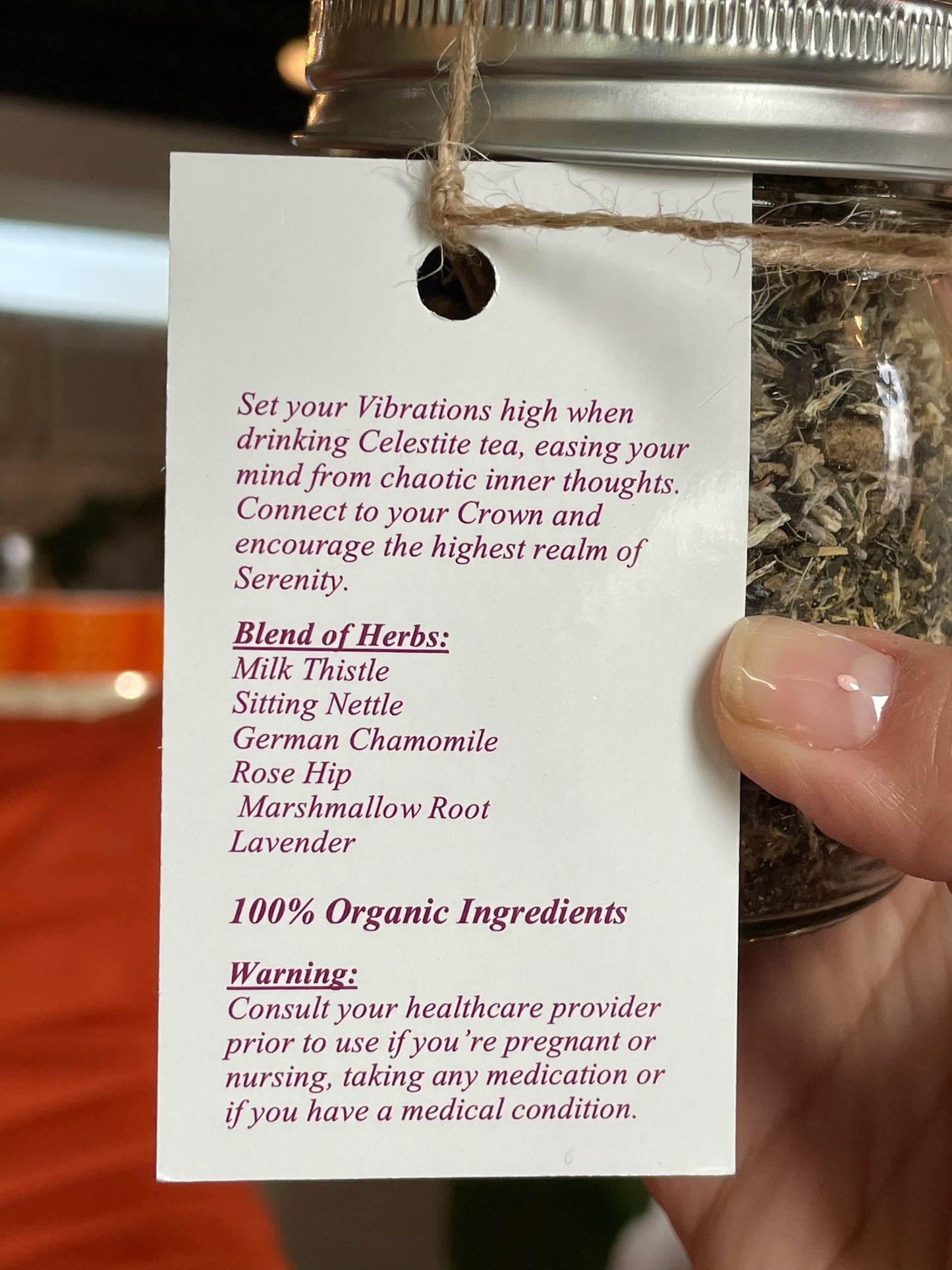 Celestite Loose Leaf Tea by Kosmic Tea