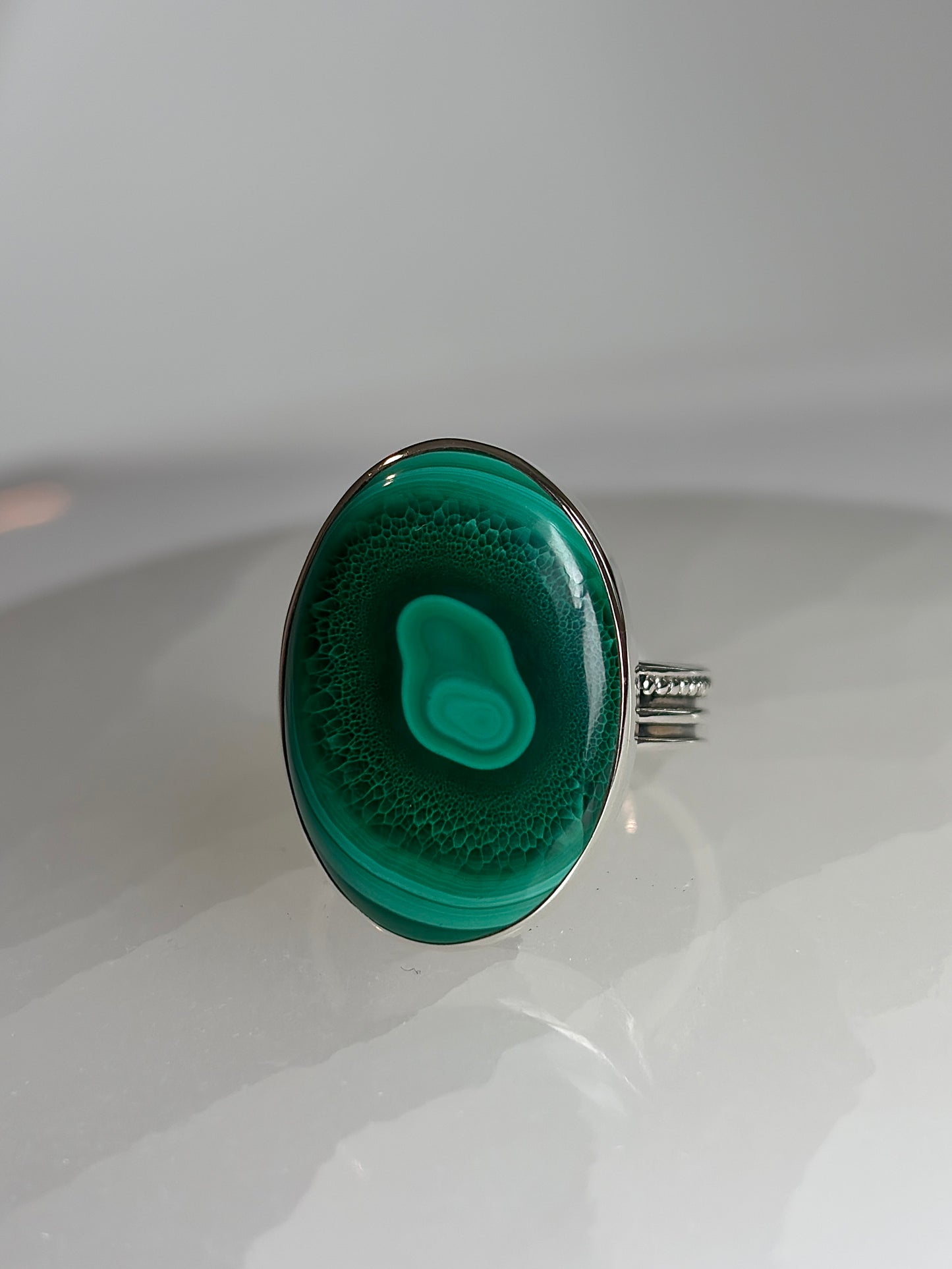 Malachite Ring Size 12