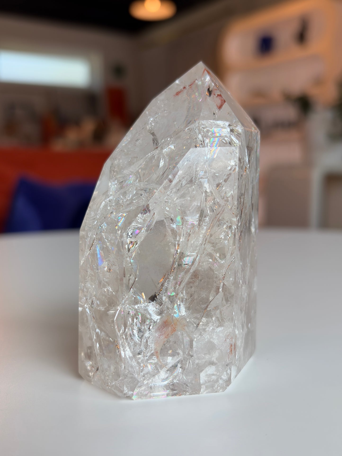 Brazilian Crackle Quartz Tower CQ01