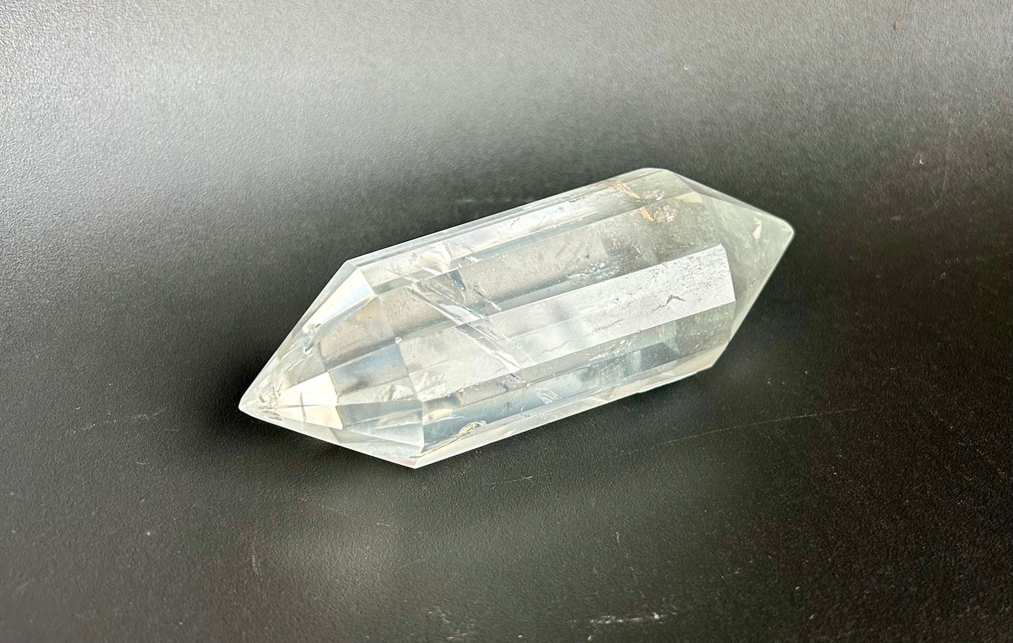 Double Terminated Clear Quartz Vogel