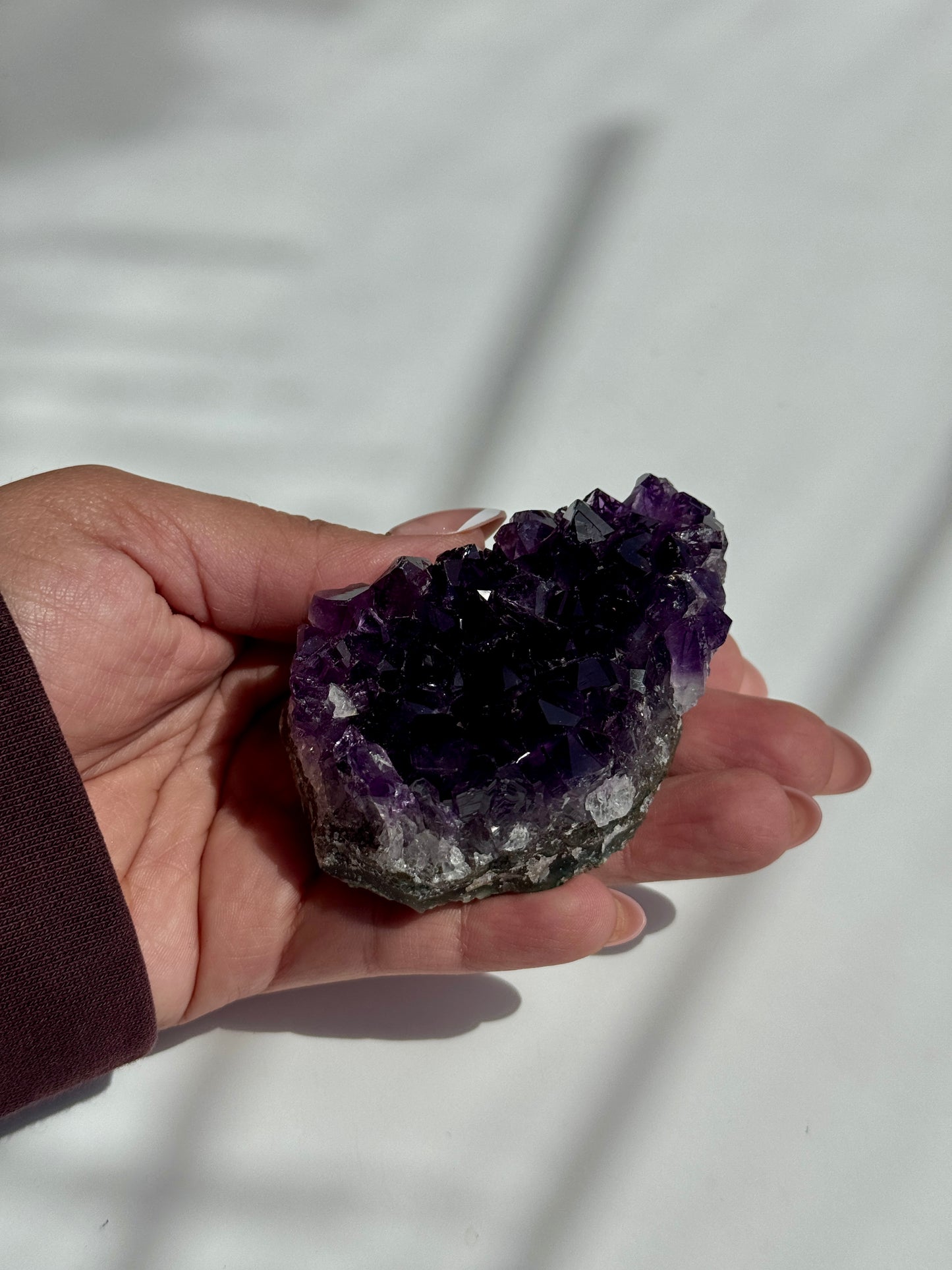 High Grade Deep Purple Amethyst Cluster