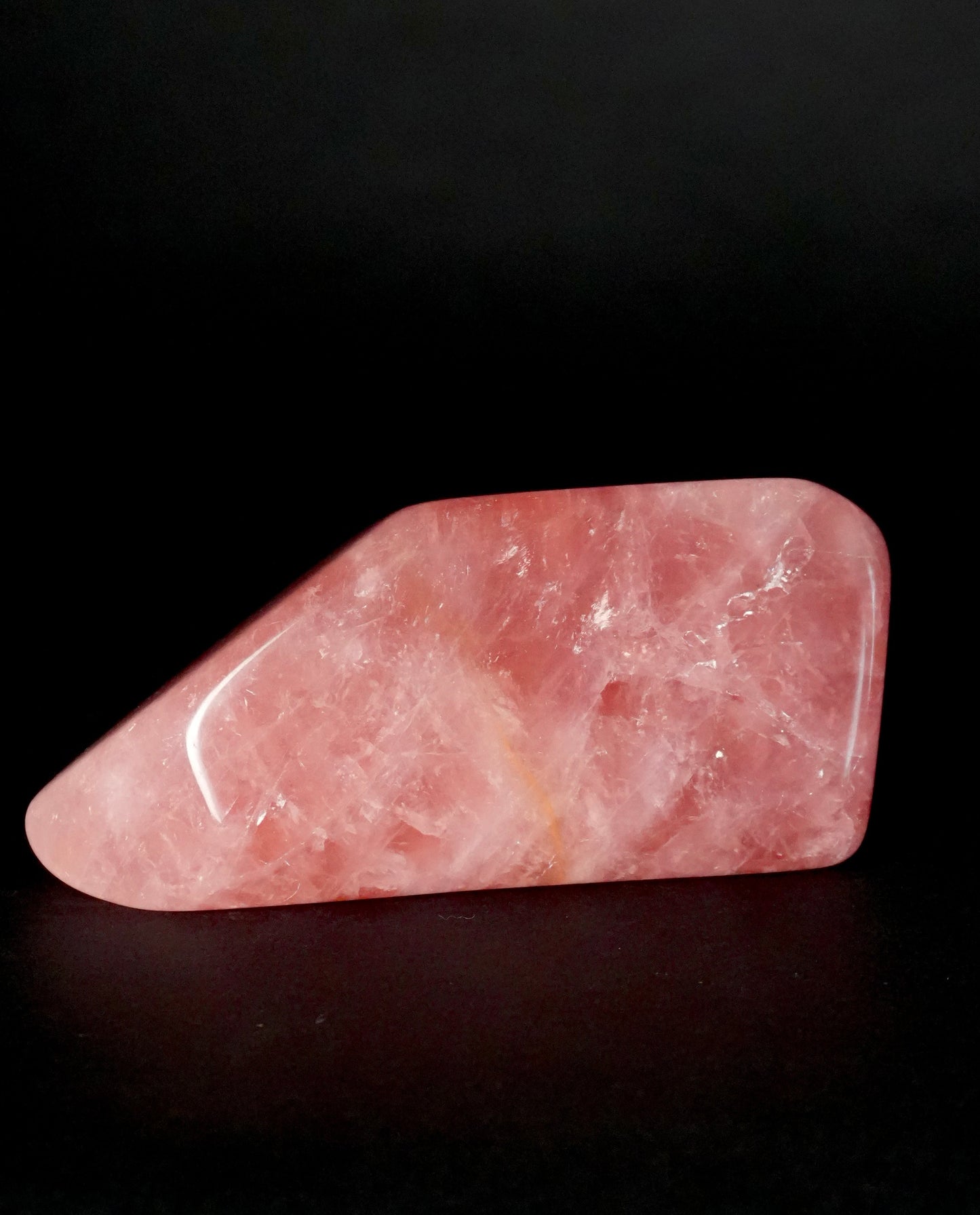Brazilian Rose Quartz Polished Freeform