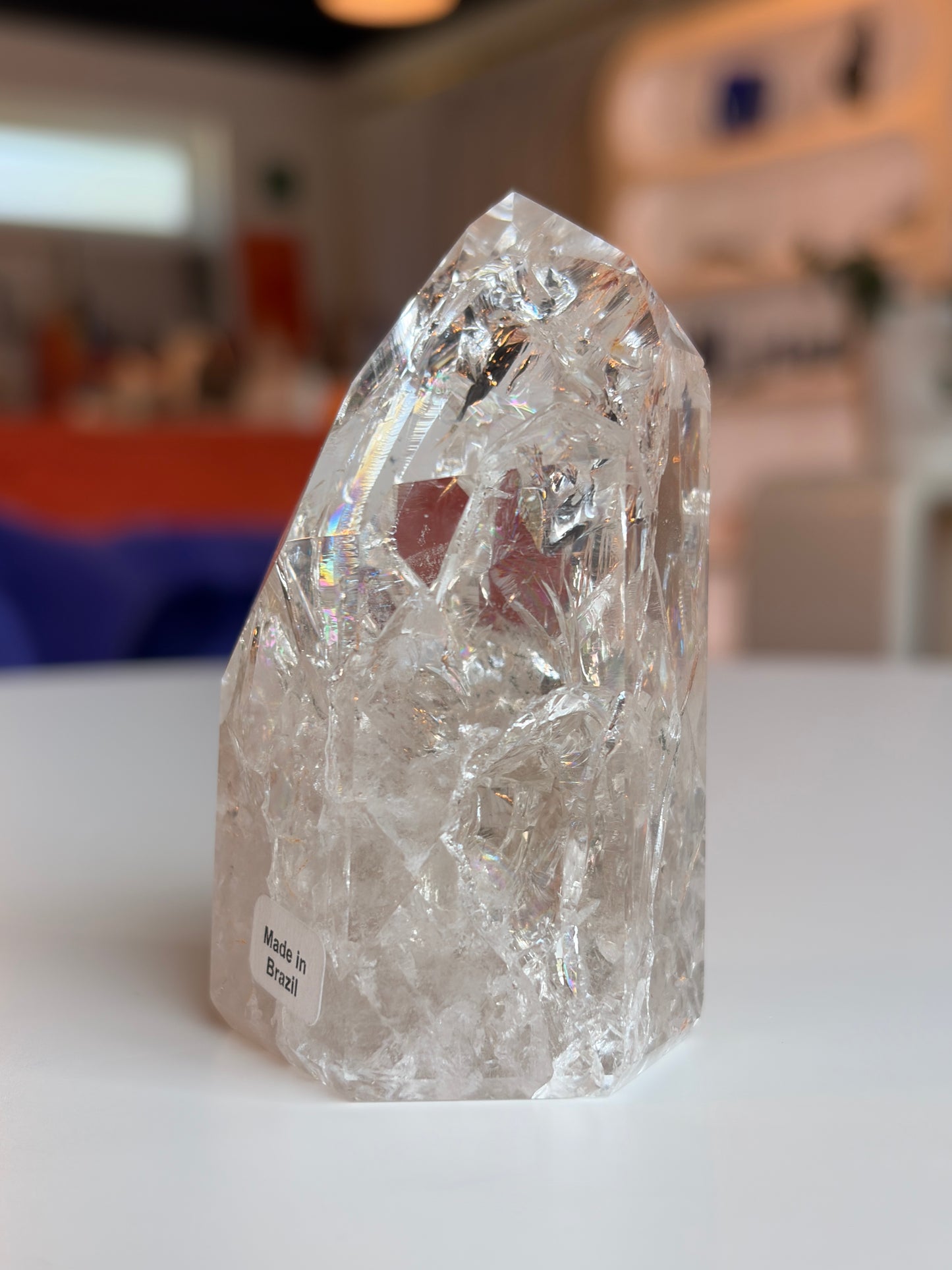 Brazilian Crackle Quartz Tower CQ03