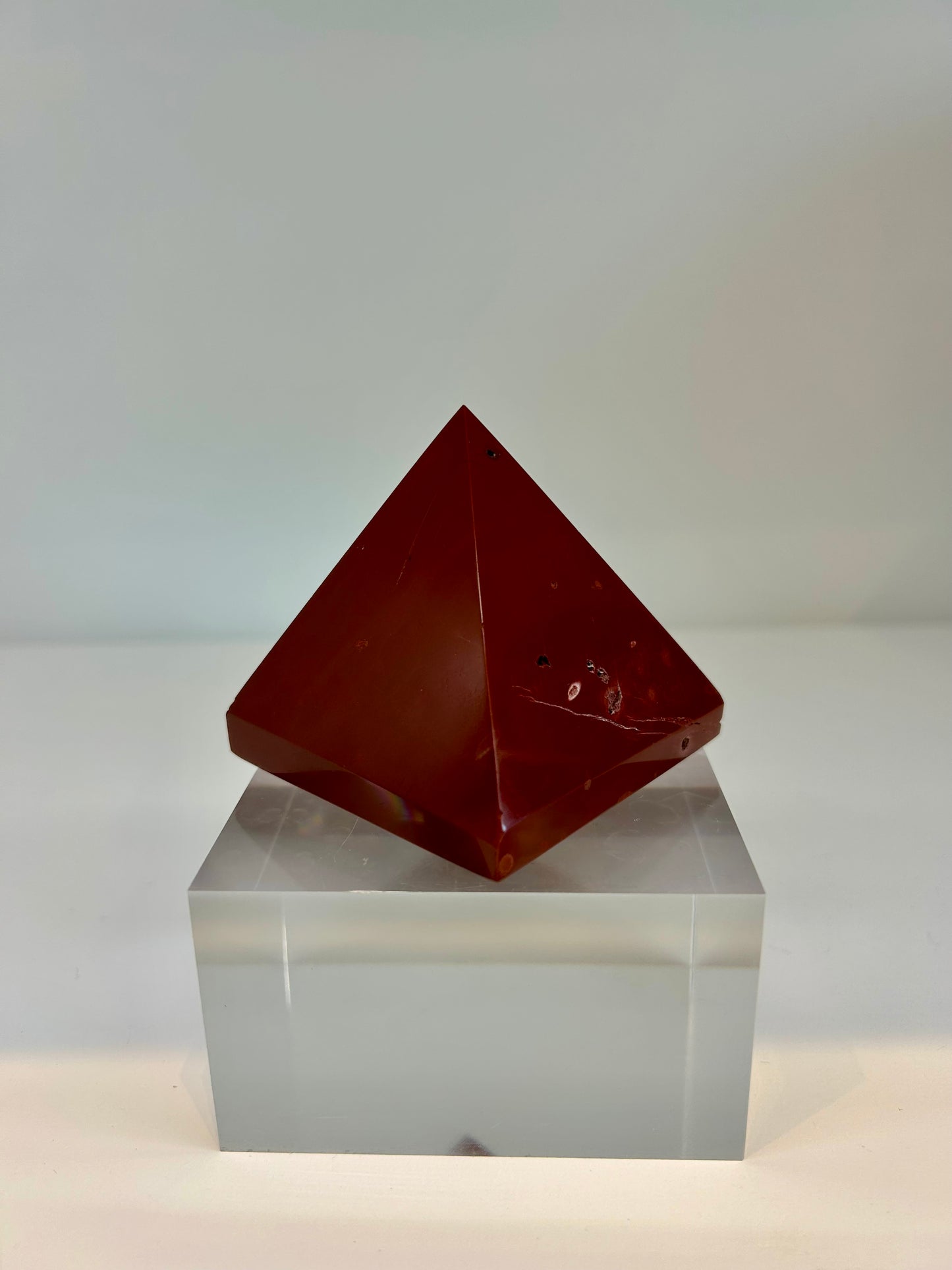 Brazilian Red Jasper Pyramid -RJP 3