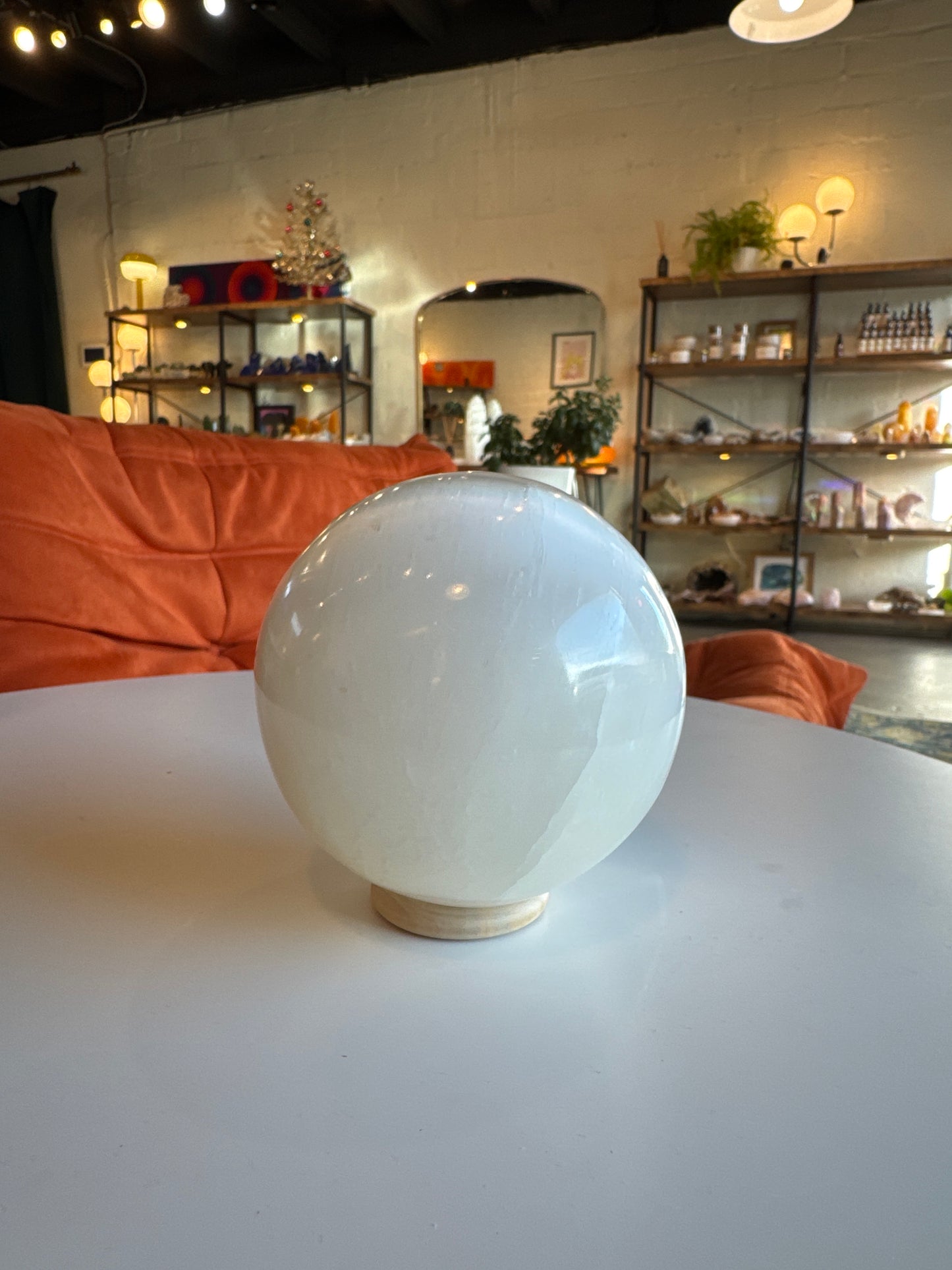 Large Selenite Orb/Sphere