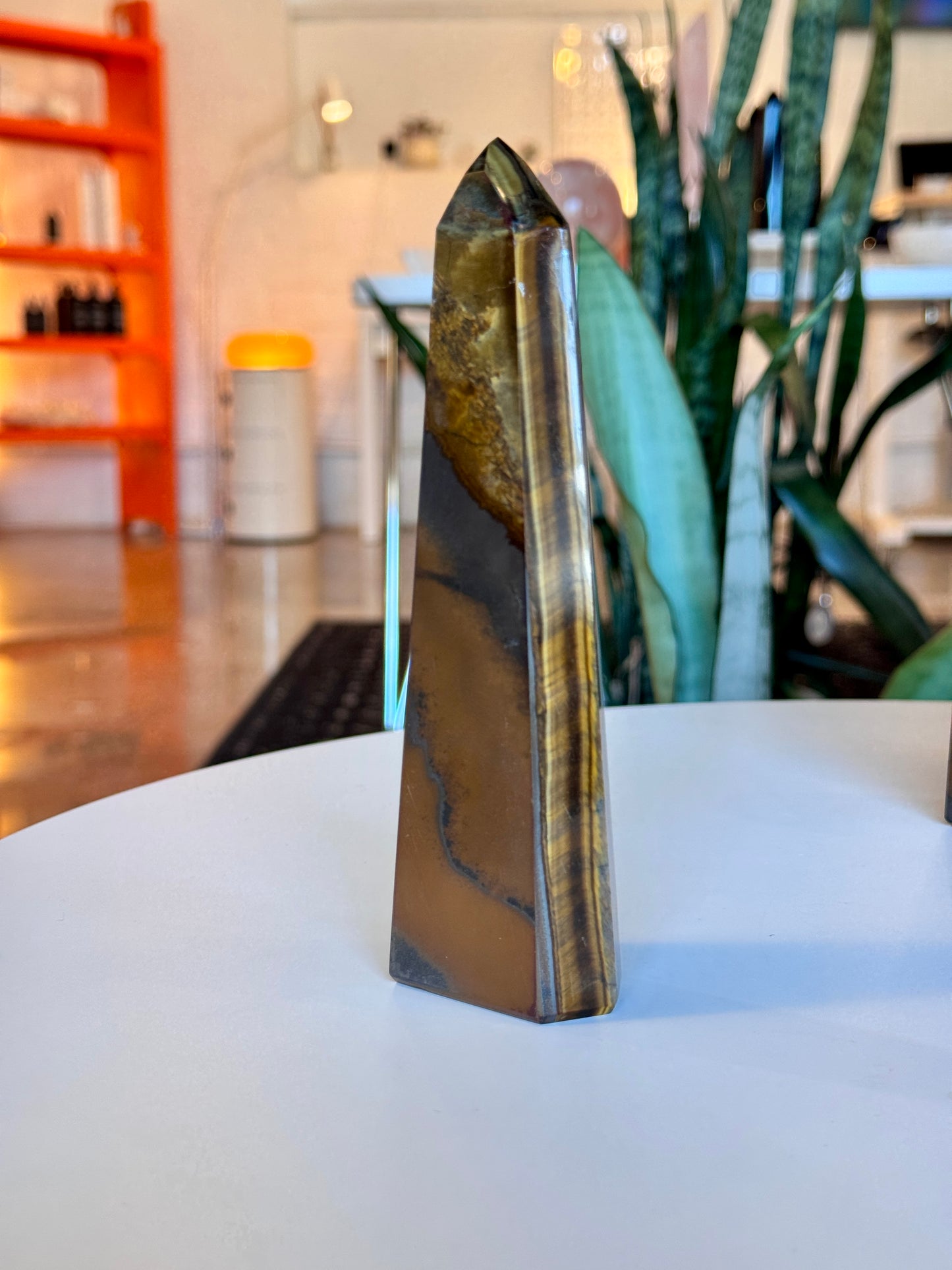 Blue Tigers Eye Tower