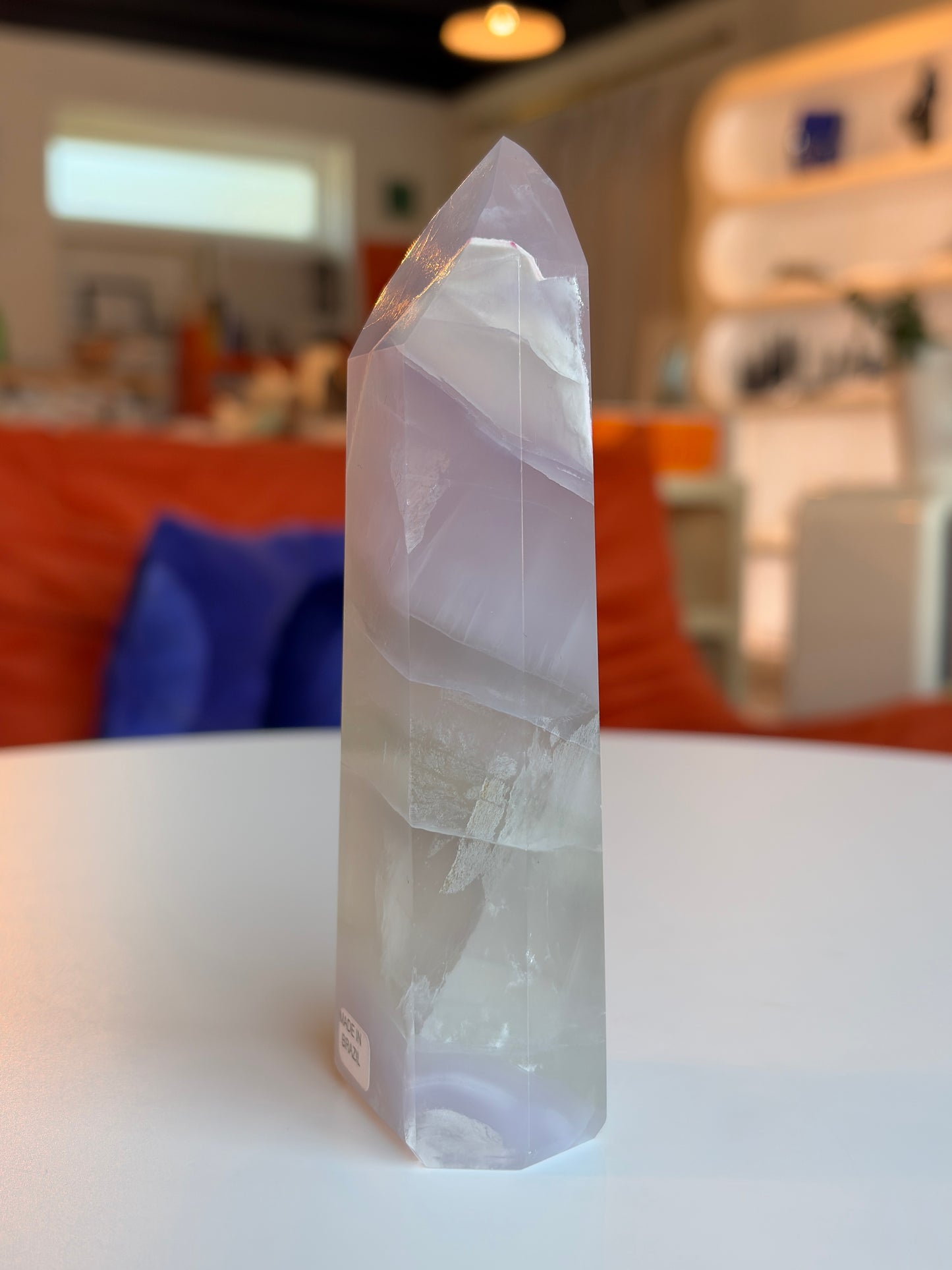 Lavender Rainbow Fluorite Tower LF06