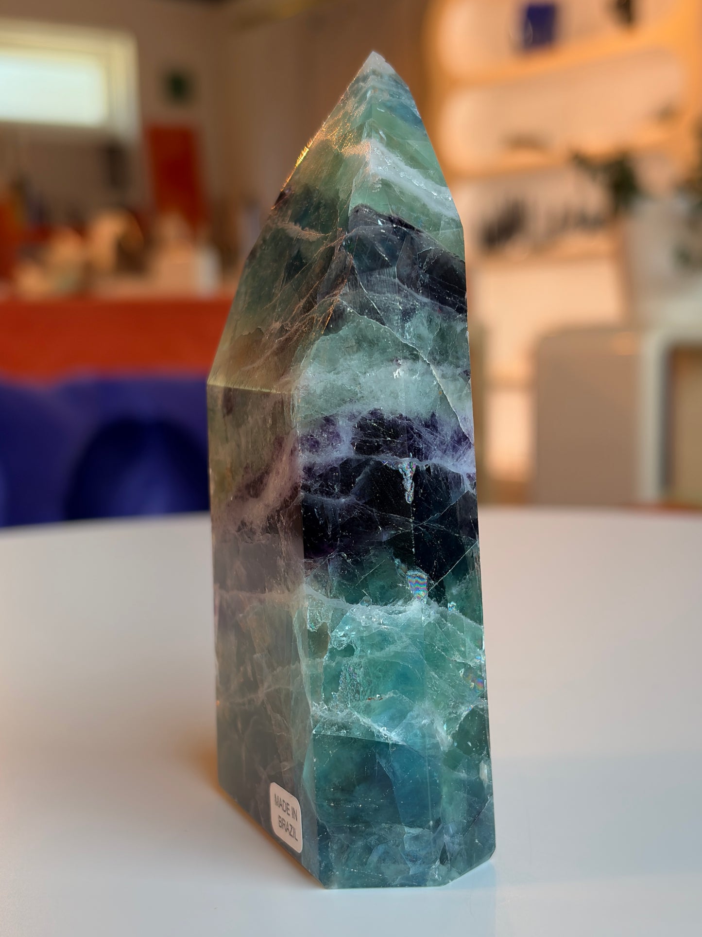 Rainbow Fluorite Tower RF09