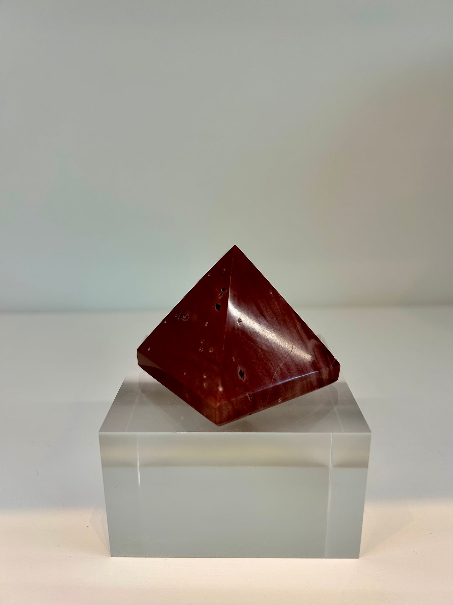 Brazilian Red Jasper Pyramid -RJP 2