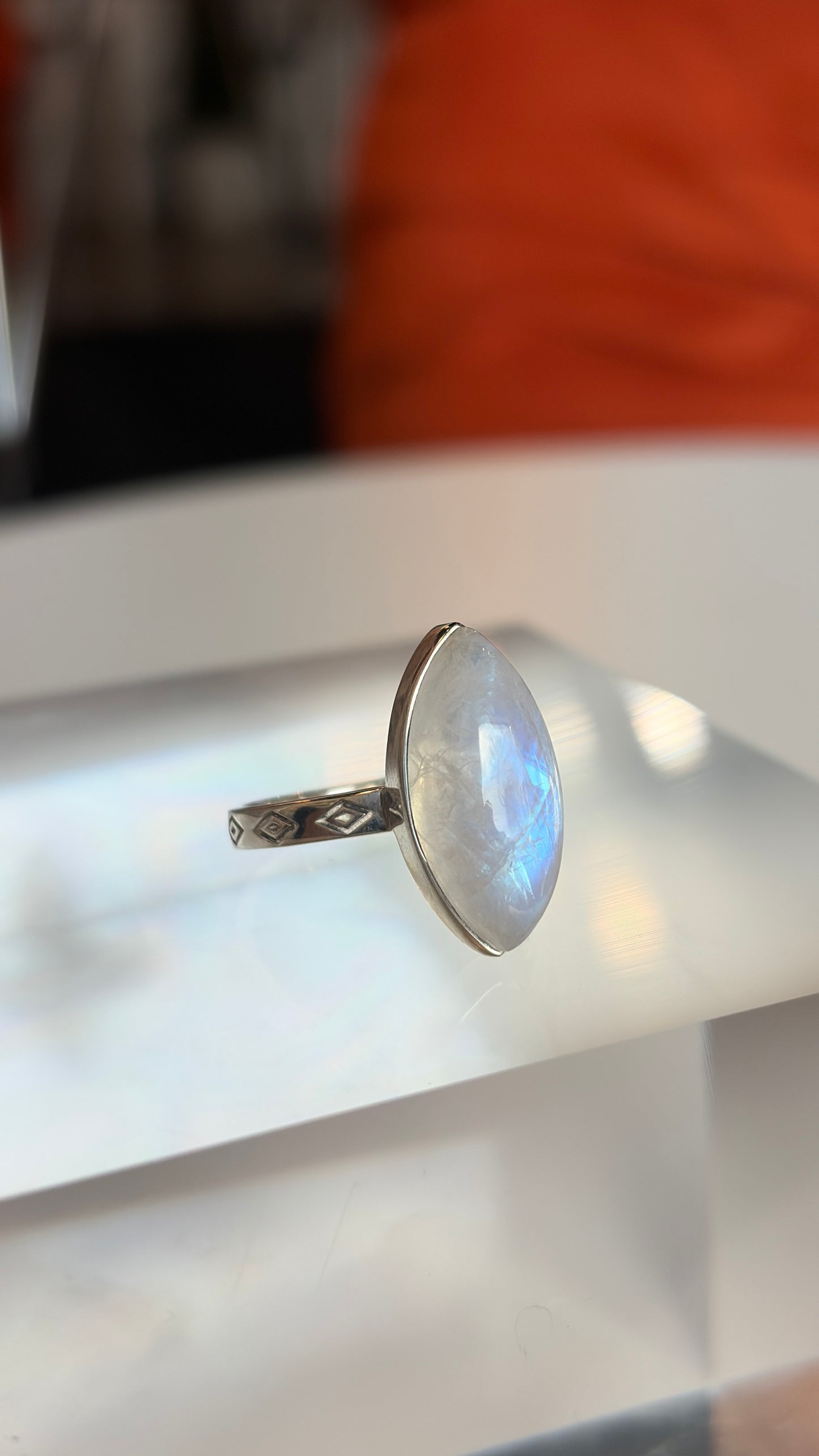Moonstone Ring Size 10