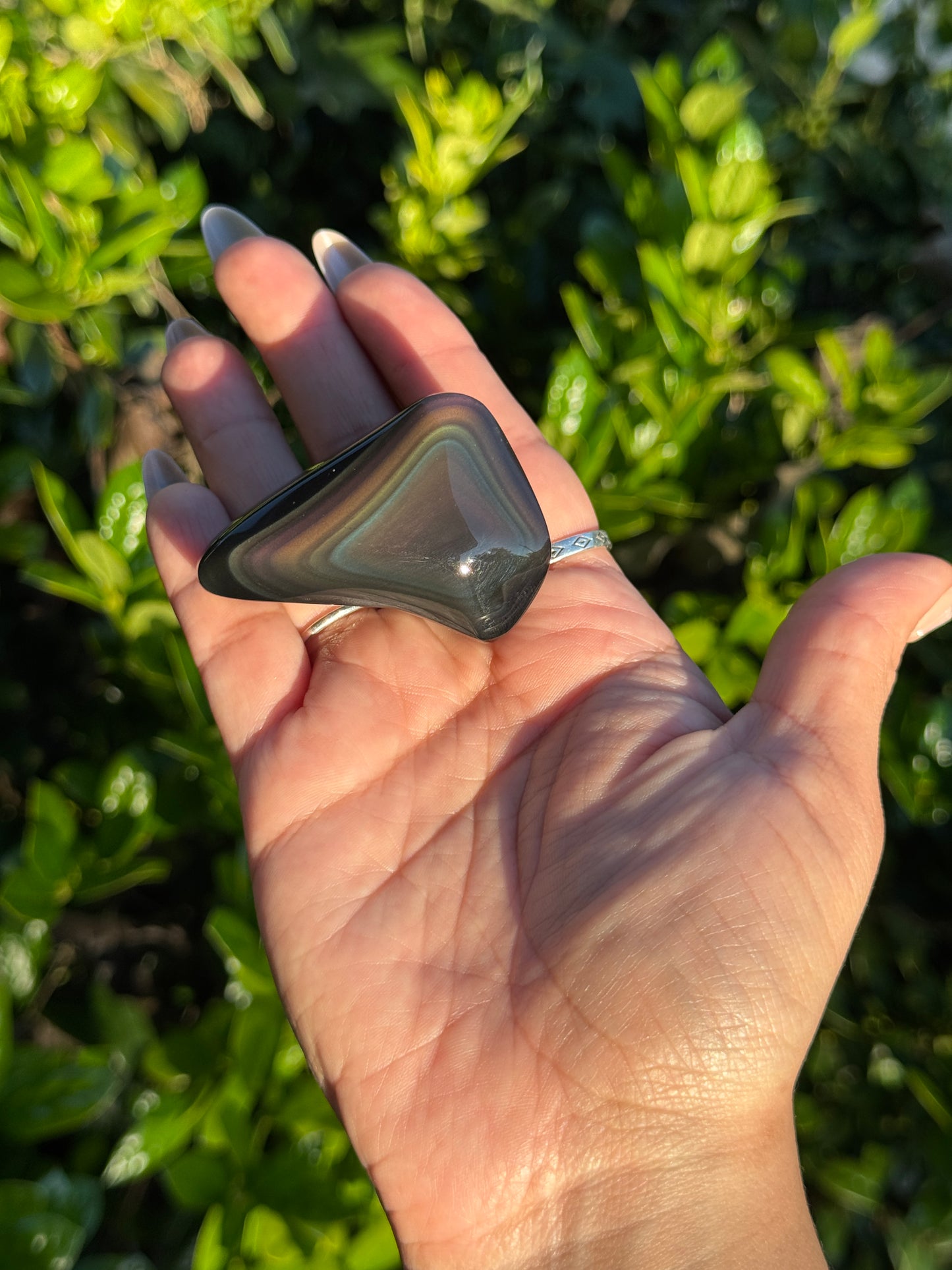 High Grade Rainbow Obsidian Polished Freeform | 📍Mexico RO-8