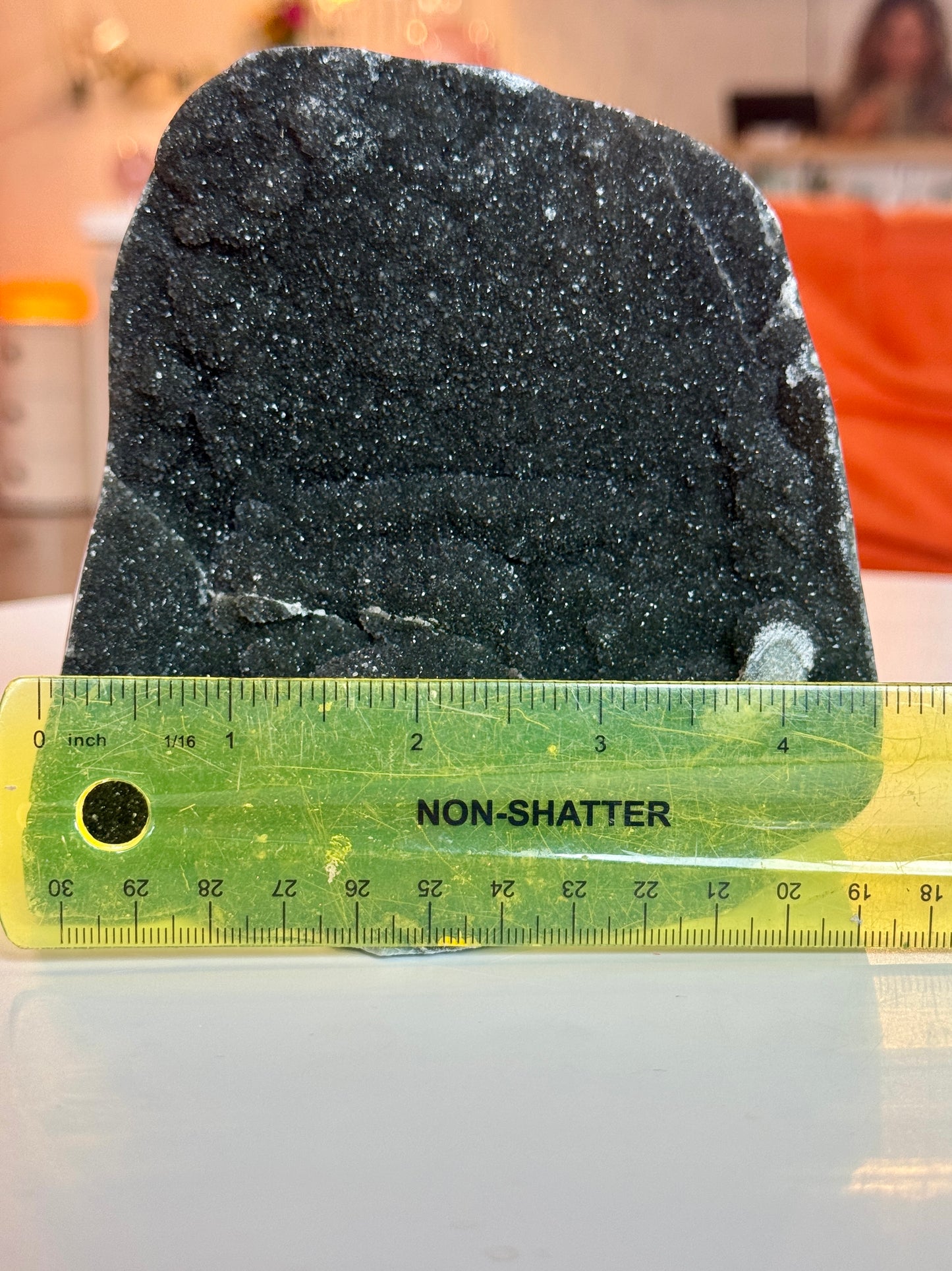 Black Amethyst Cut Base Freeform