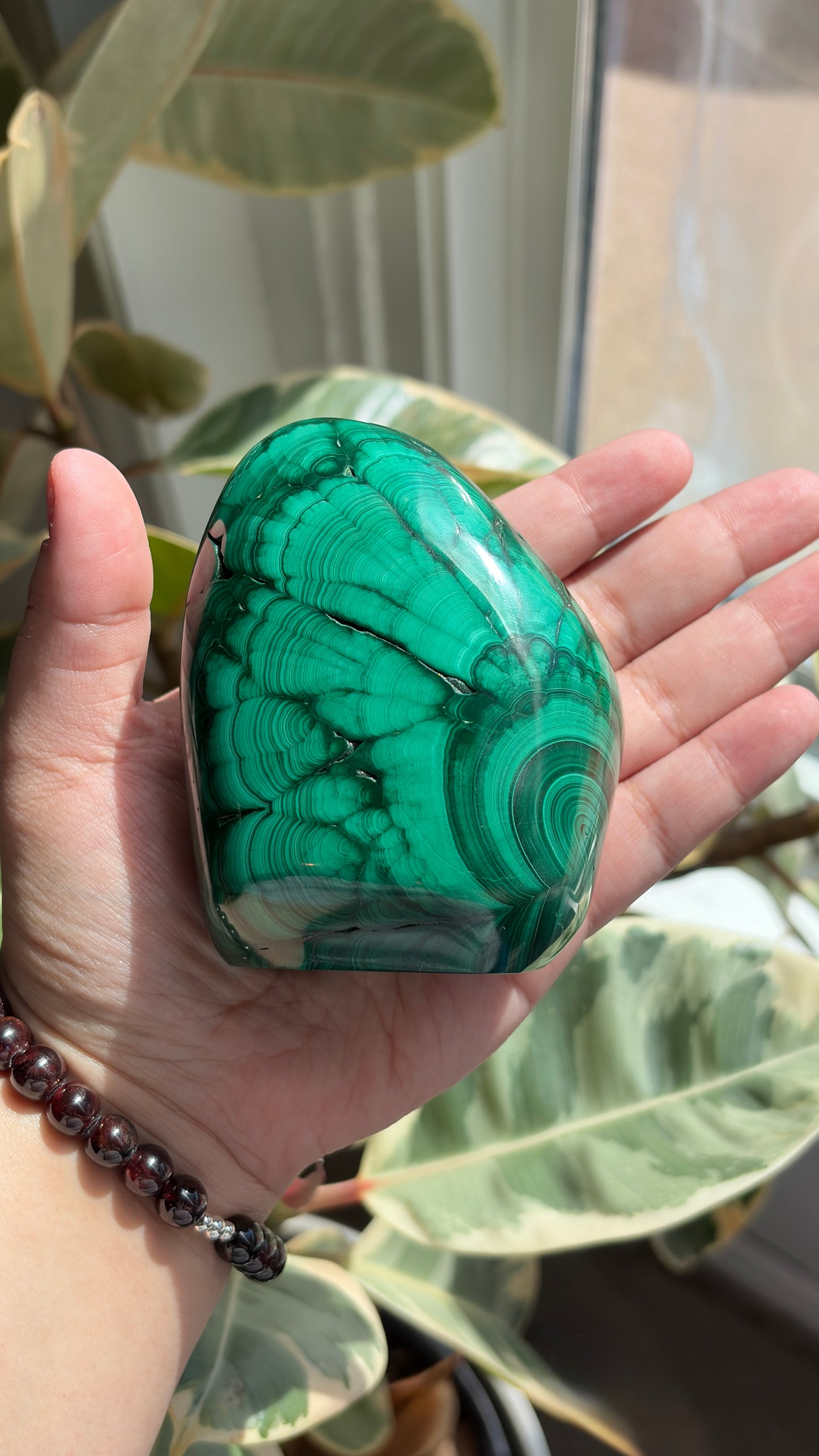 High Grade Polished Malachite Freeform