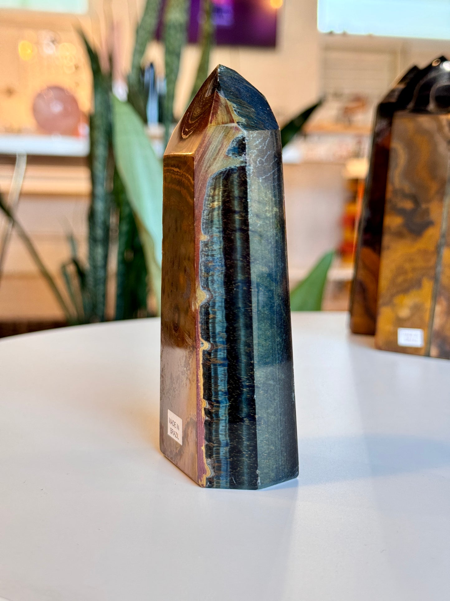 Blue Tigers Eye Tower