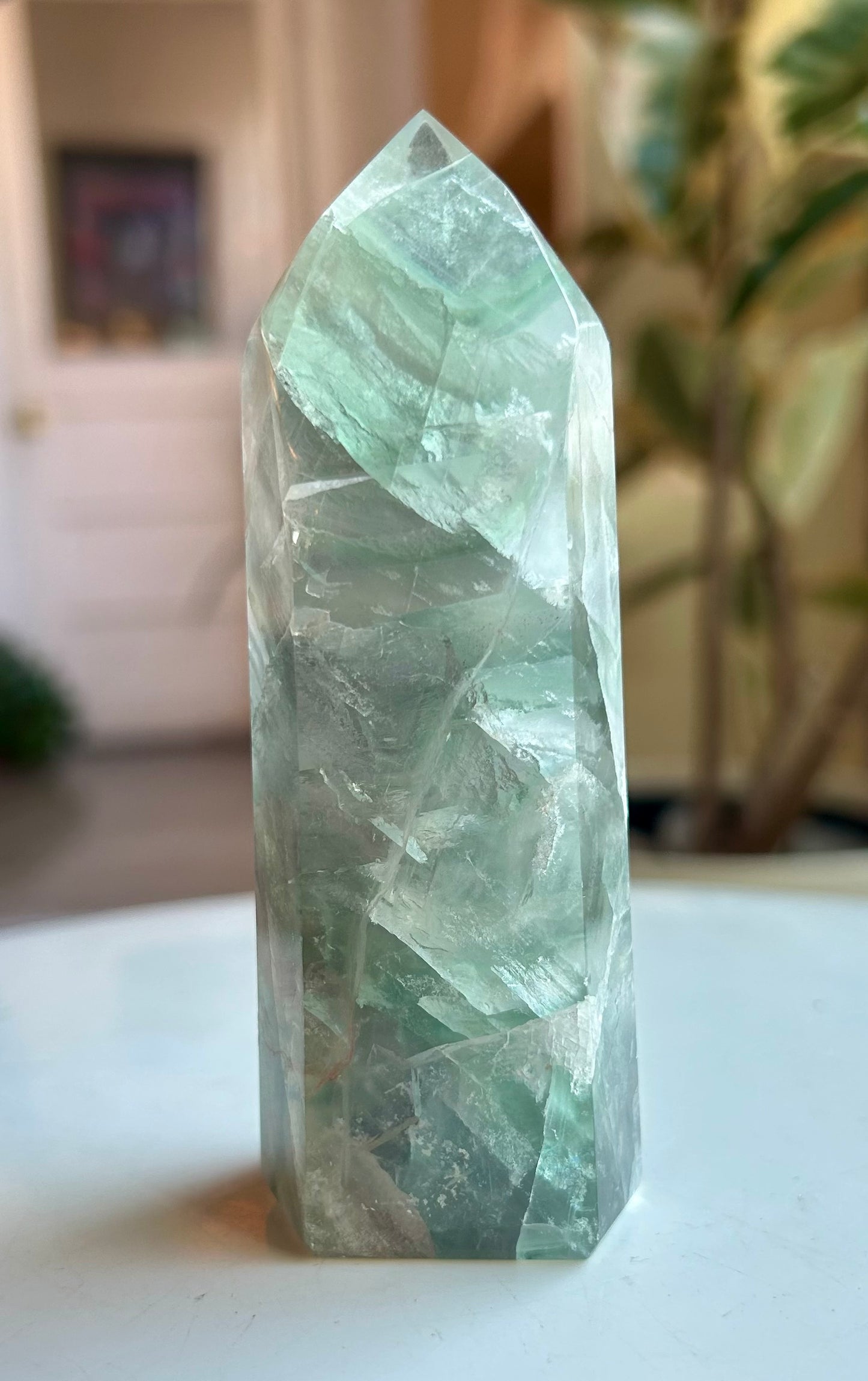 Rainbow Fluorite Tower- RF12