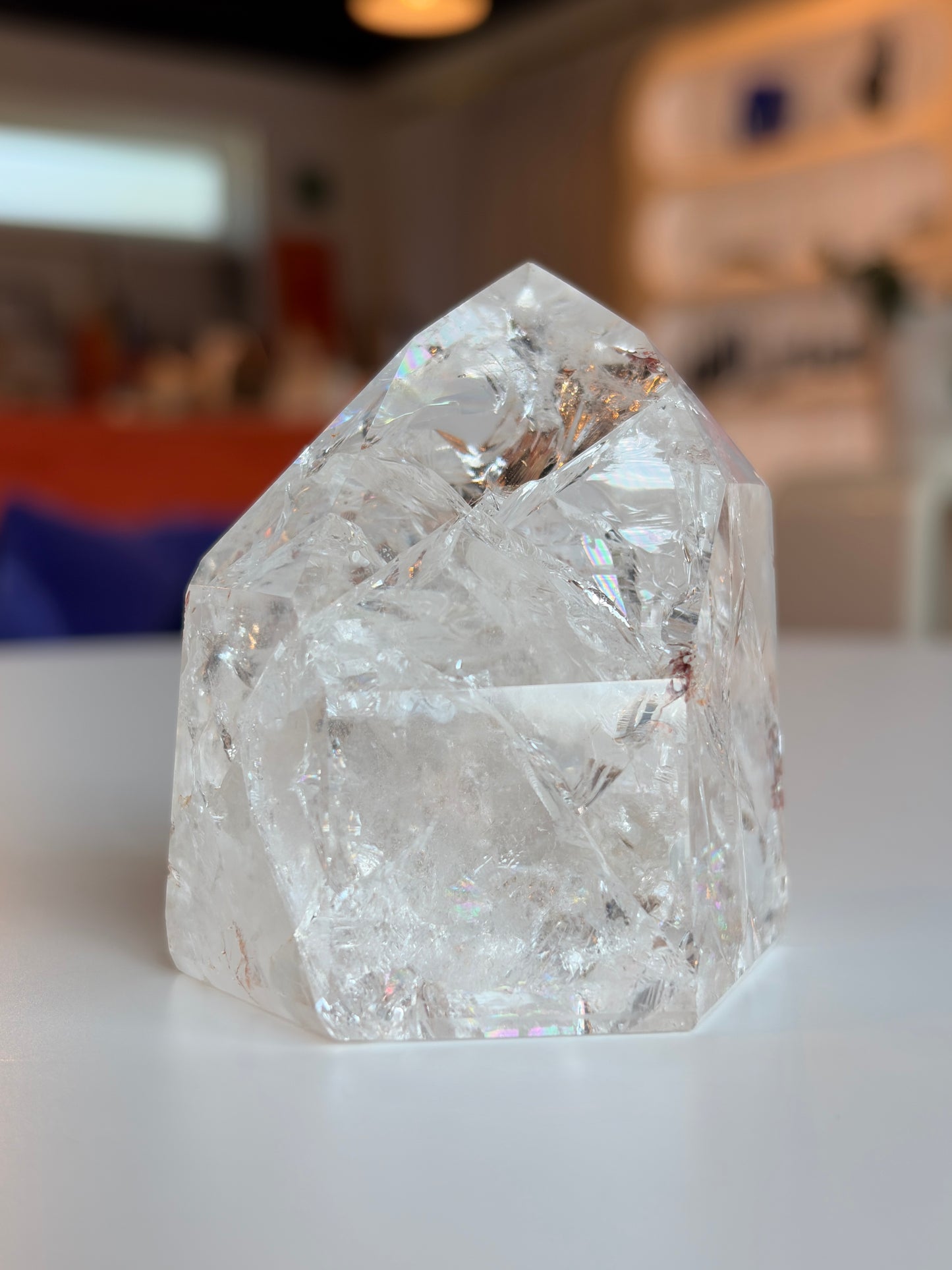 Brazilian Crackle Quartz Tower CQ05